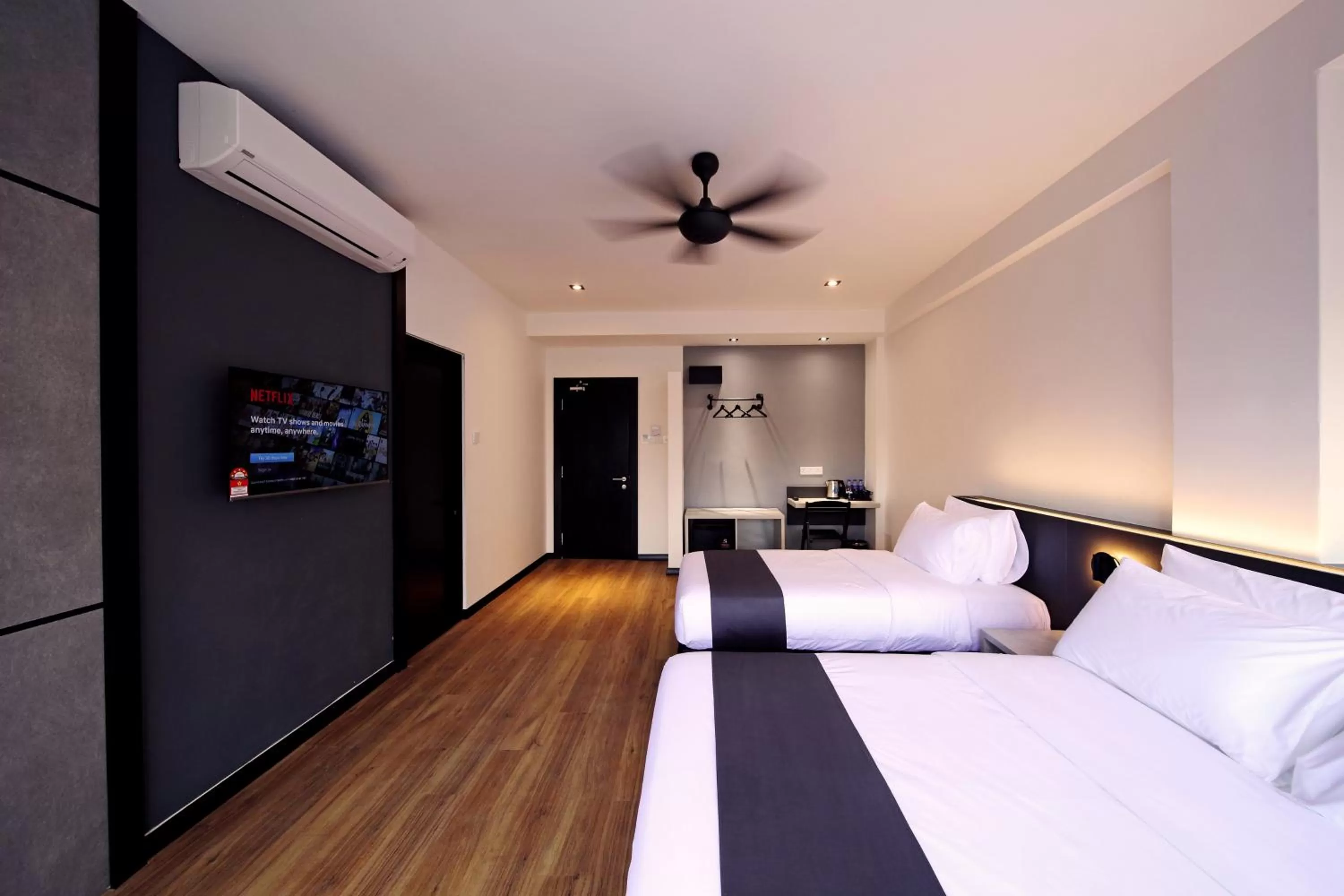 Photo of the whole room, Bed in ARENA Boutique Hotel Kuala Terengganu