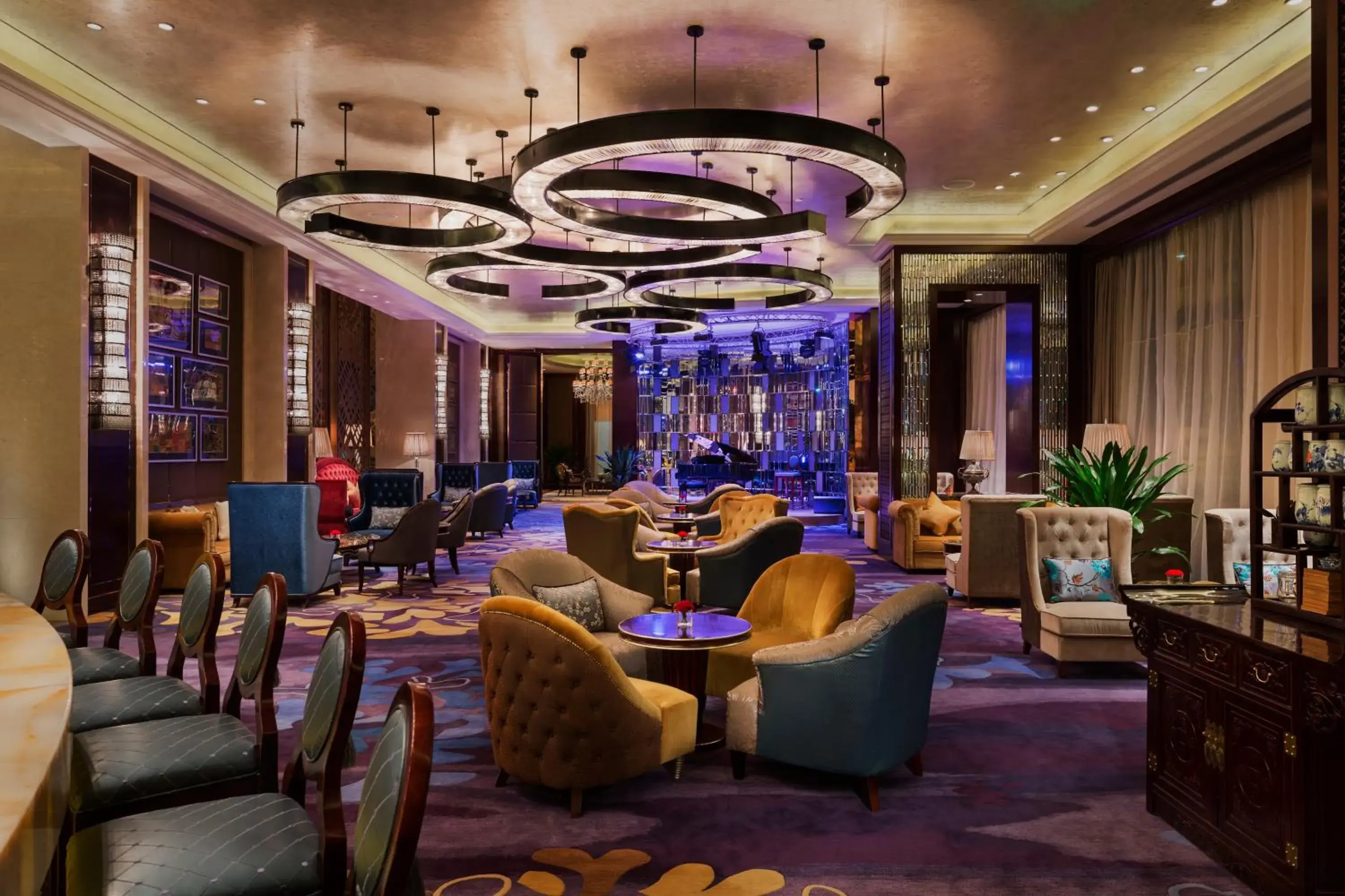 Lounge or bar, Lounge/Bar in Wanda Realm Harbin Hotel