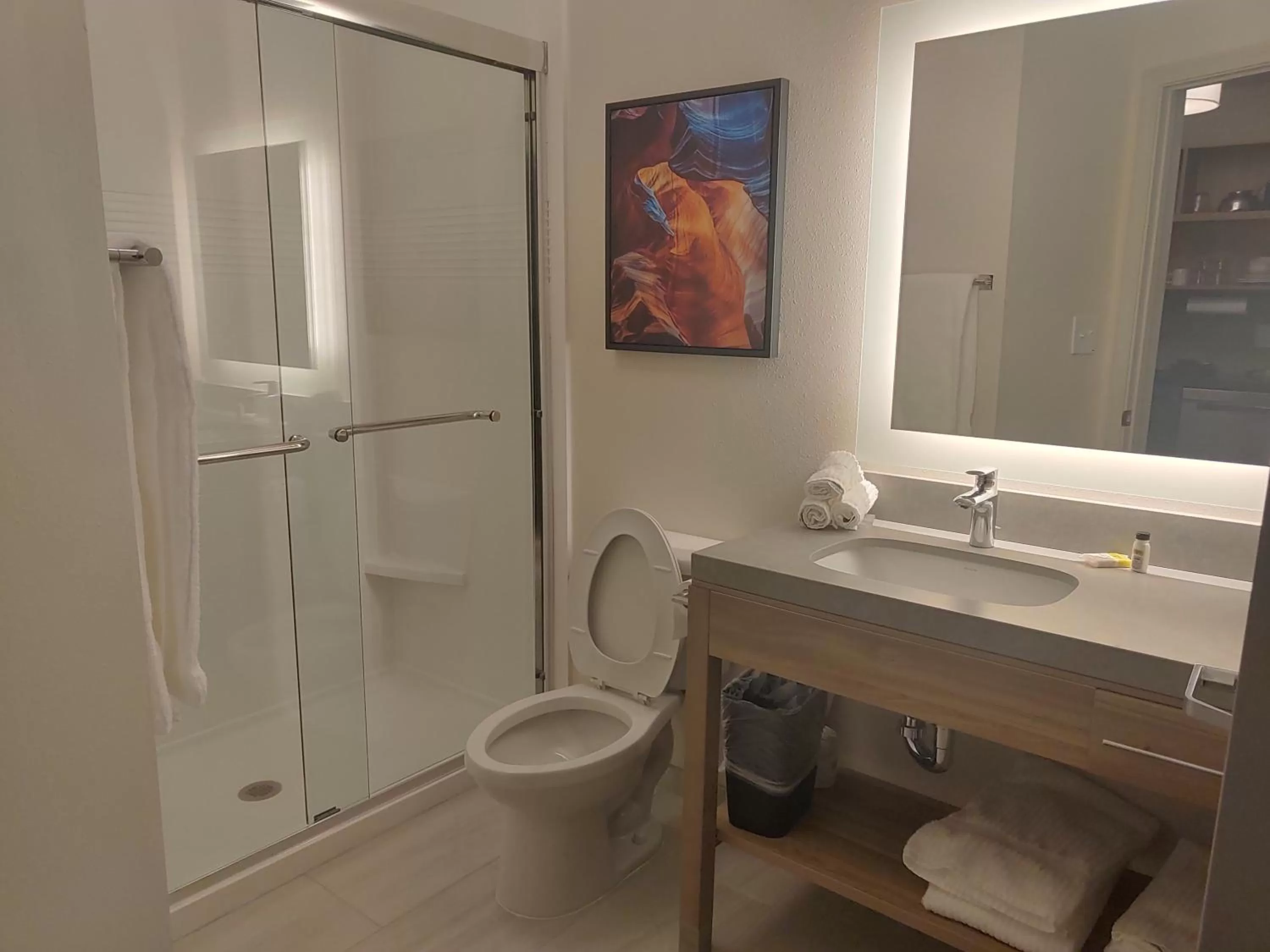 Studio Suite with Hearing Accessible Roll-In Shower in Candlewood Suites - Columbia, an IHG Hotel