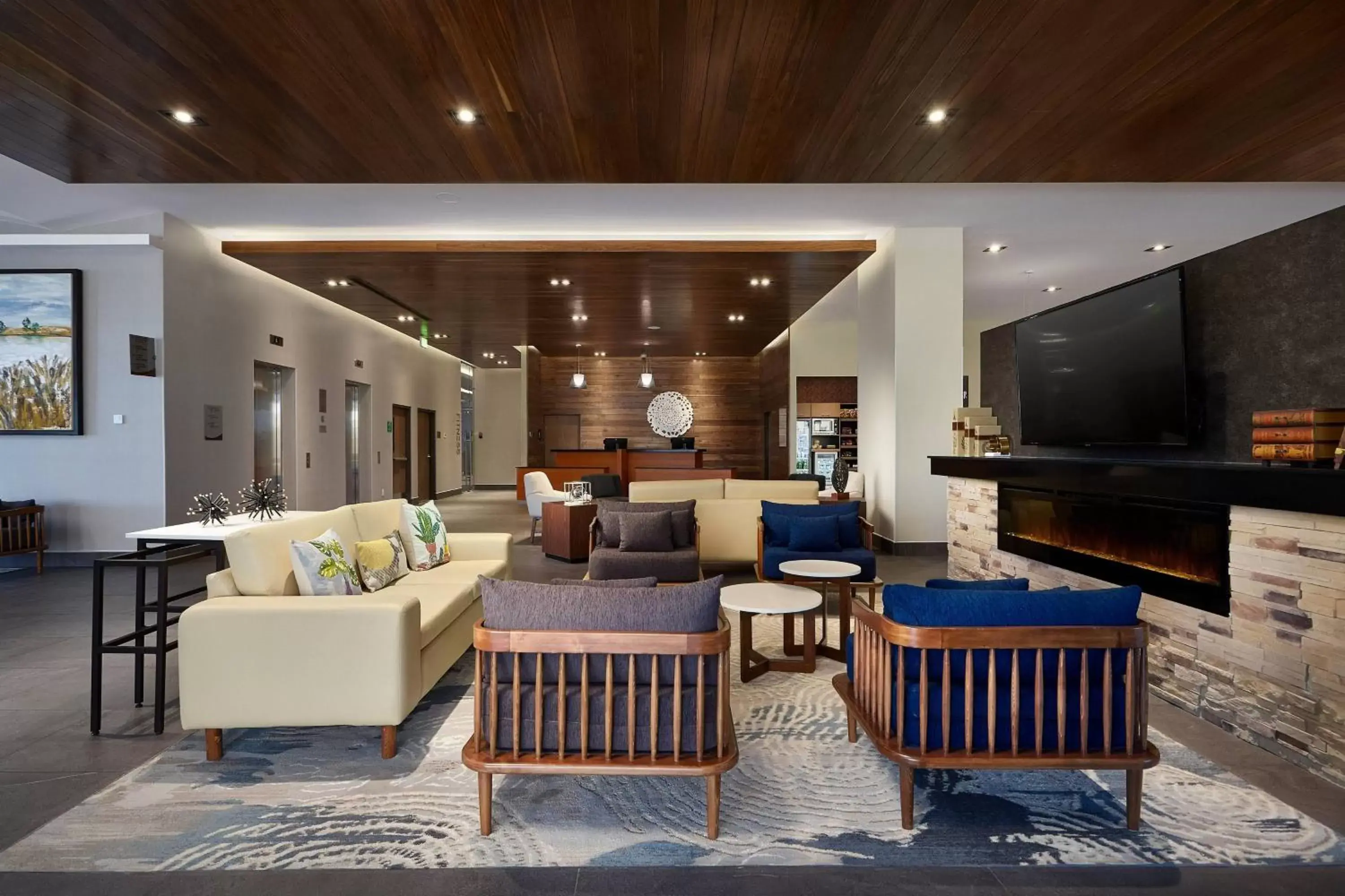 Lobby or reception, Seating Area in Fairfield Inn & Suites Silao Guanajuato Airport