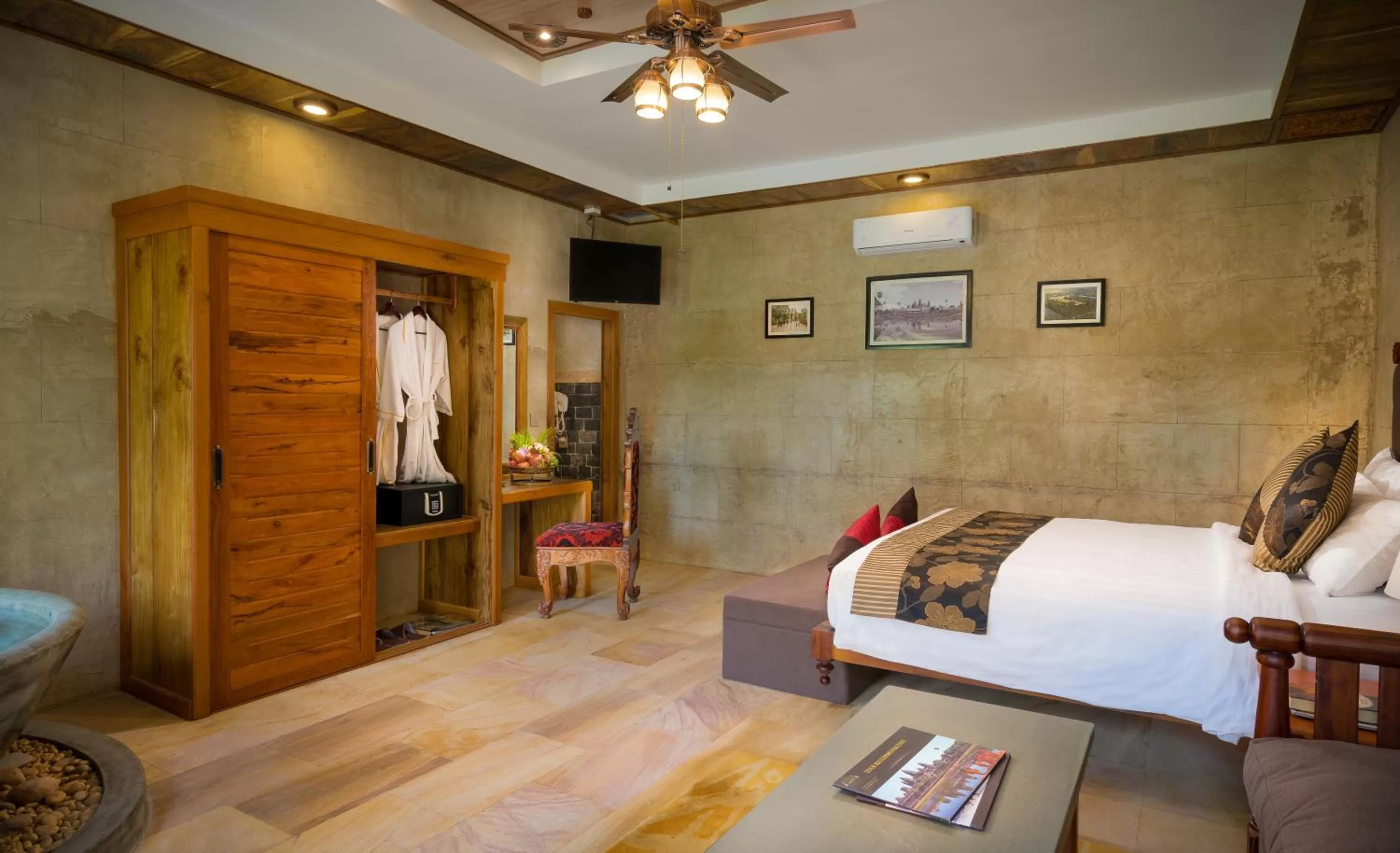 Bedroom in Angkor Style Resort
