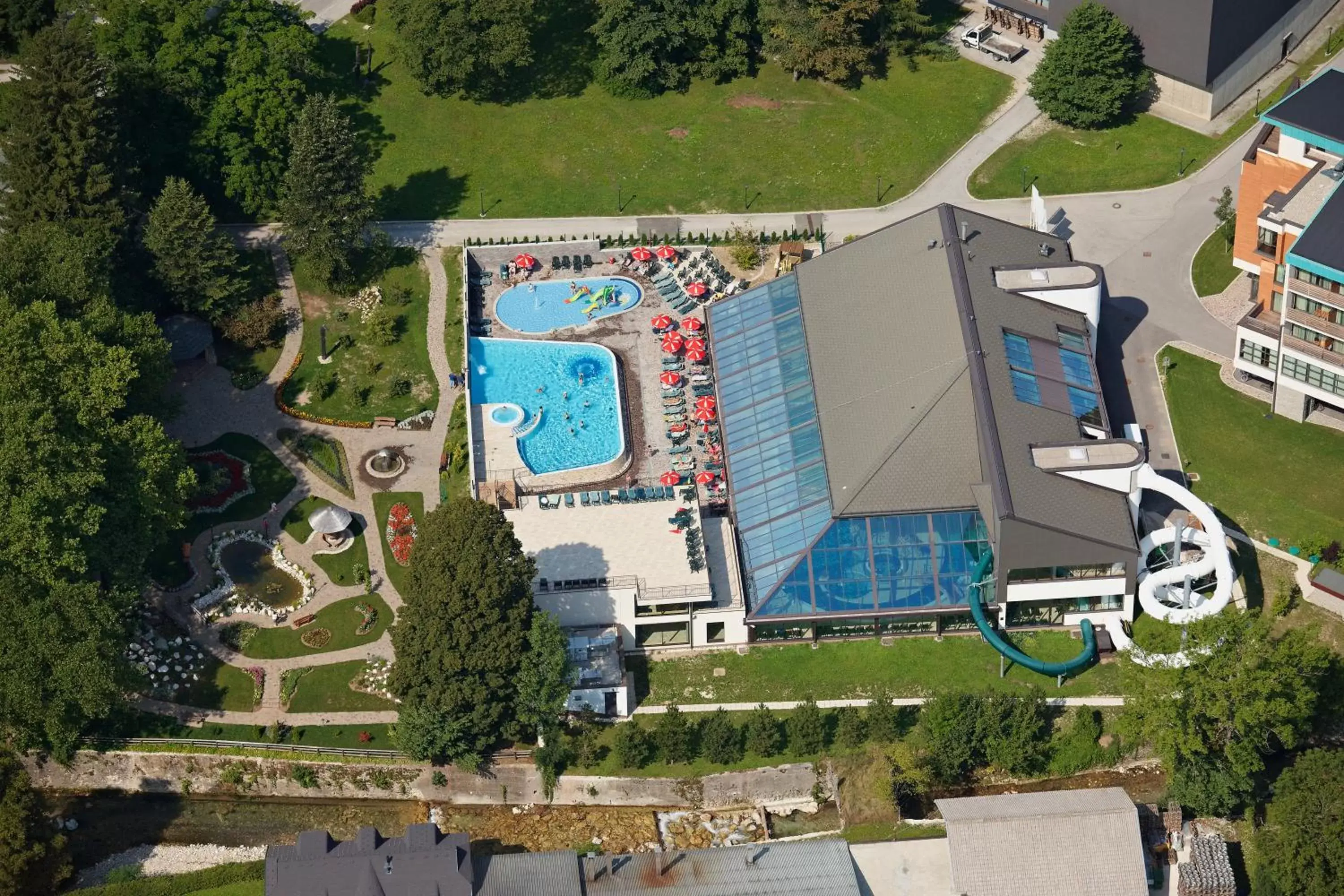 Bird's eye view, Bird's-eye View in Bohinj Eco Hotel