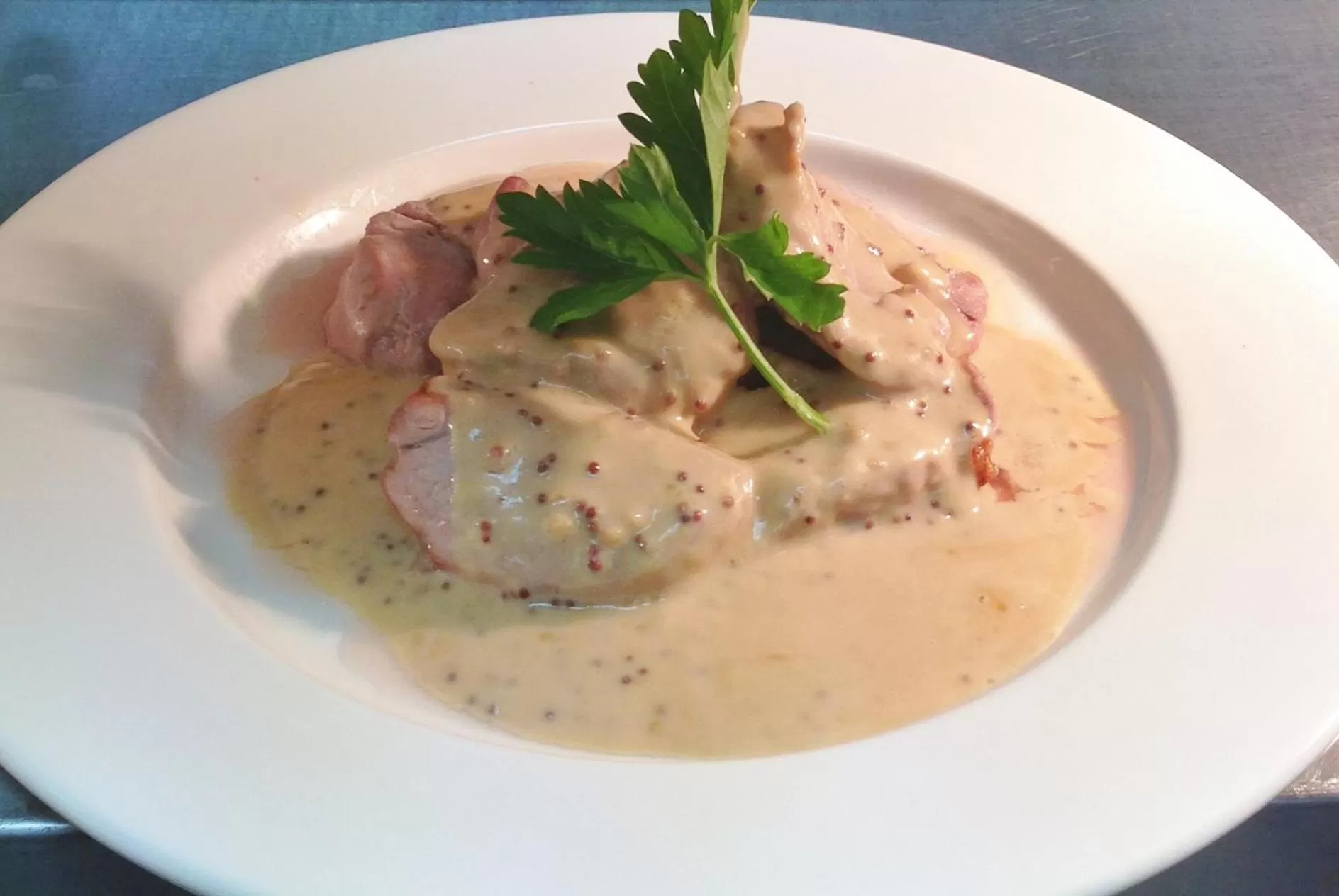 Food close-up in The Old Ginn House Inn