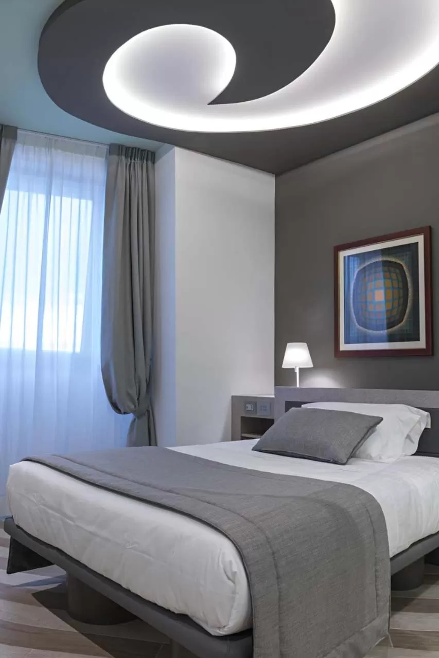 Bathroom, Bed in Borgo San Barbato Resort Spa & Golf