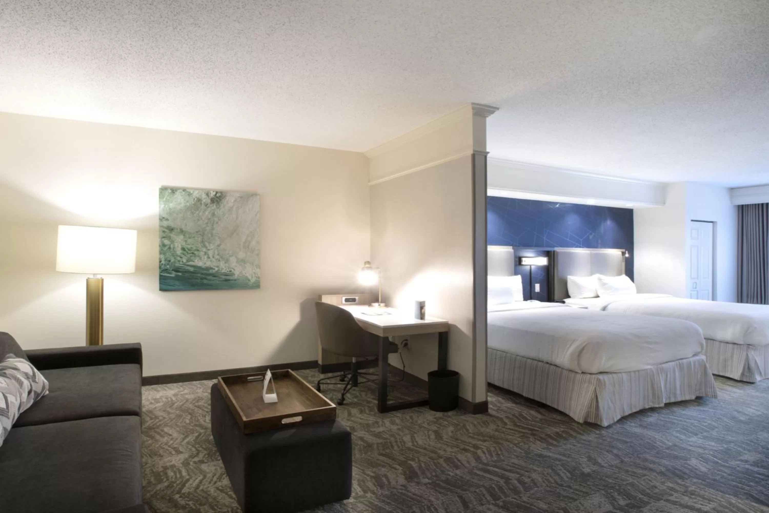Photo of the whole room, Bed in SpringHill Suites Savannah Airport
