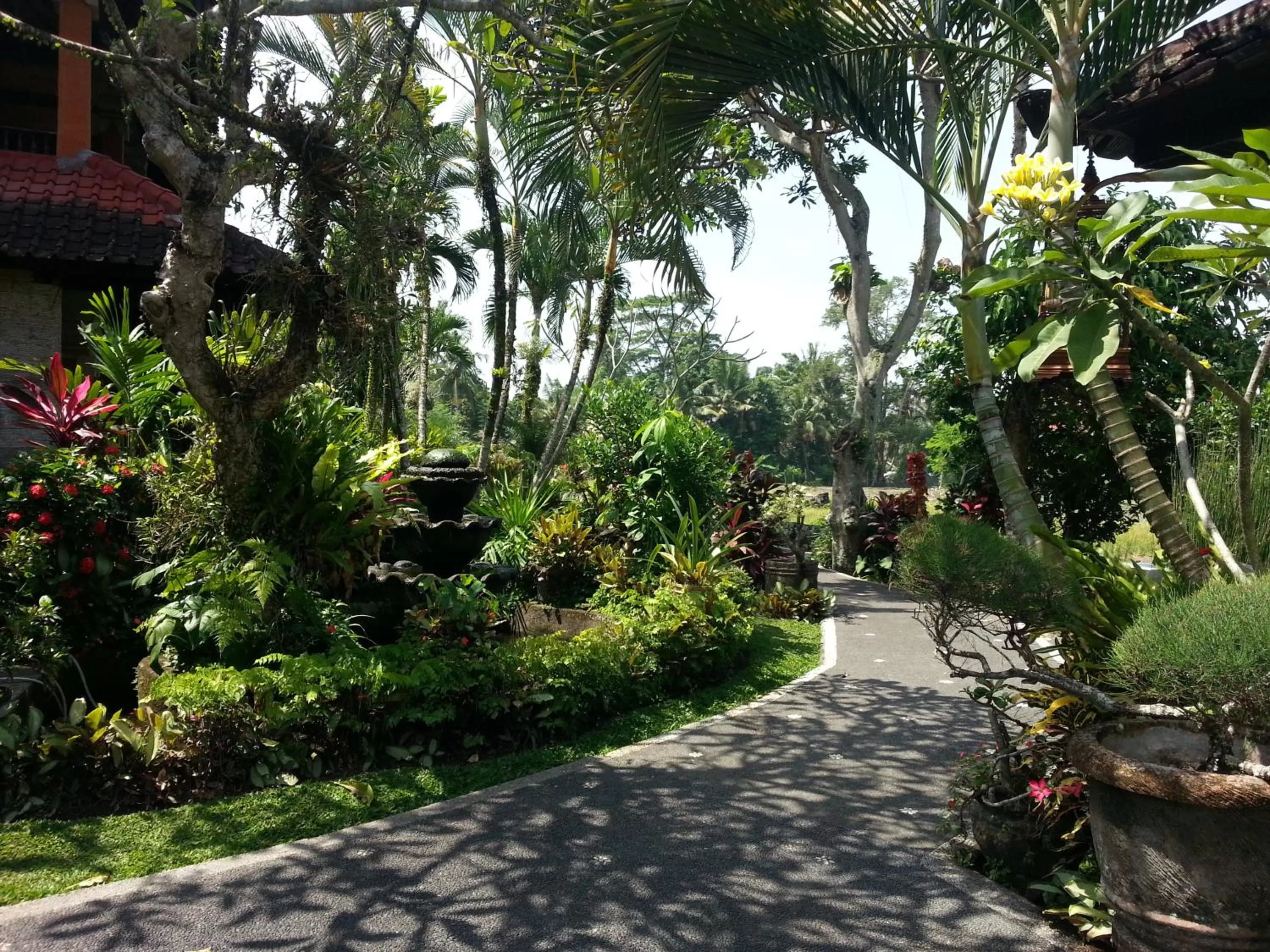 Garden view in Cendana Resort & Spa by Mahaputra