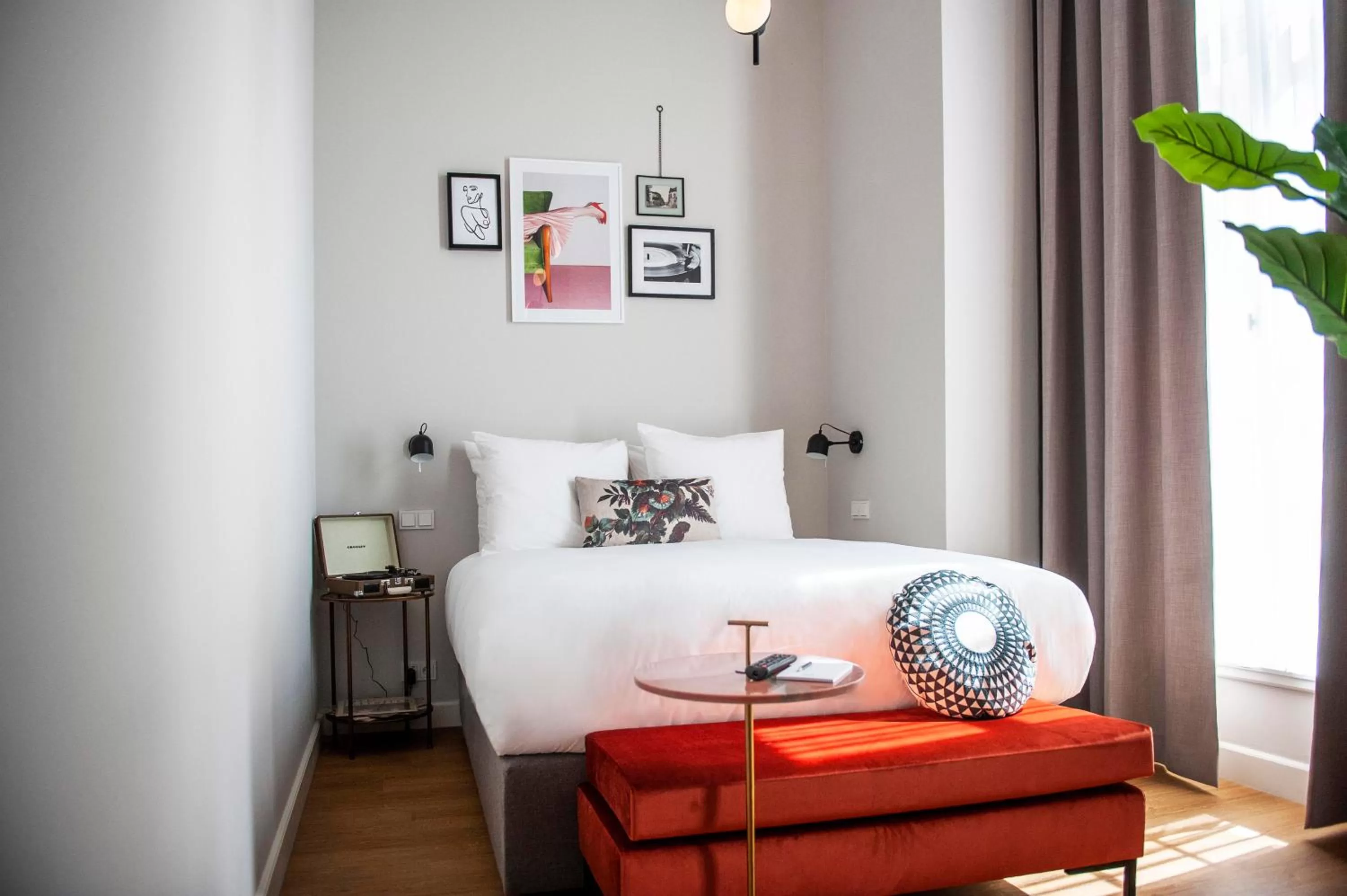 Bed in FINCH Boutique Hotel, downtown