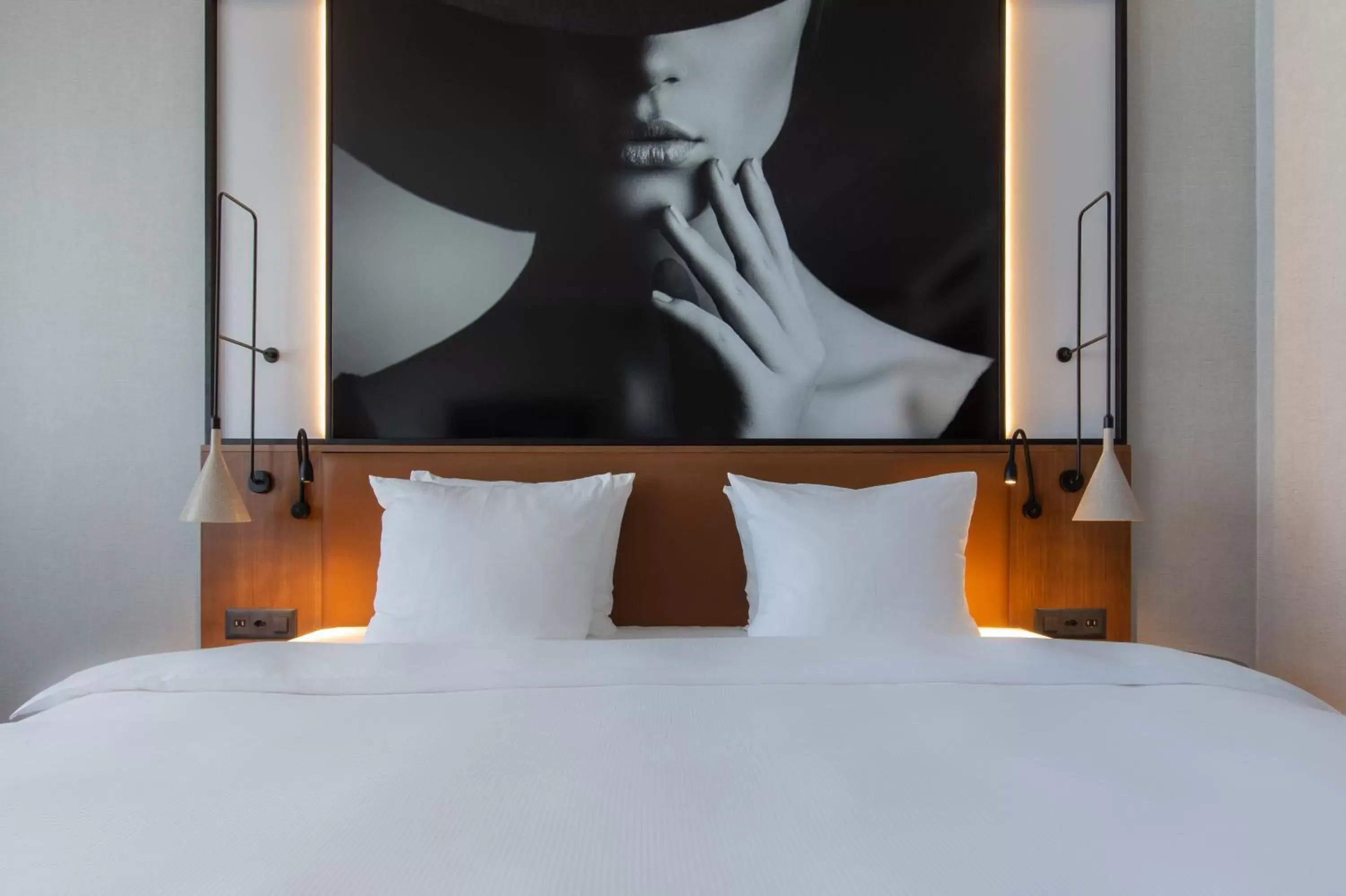 Bed in Radisson Blu, Basel