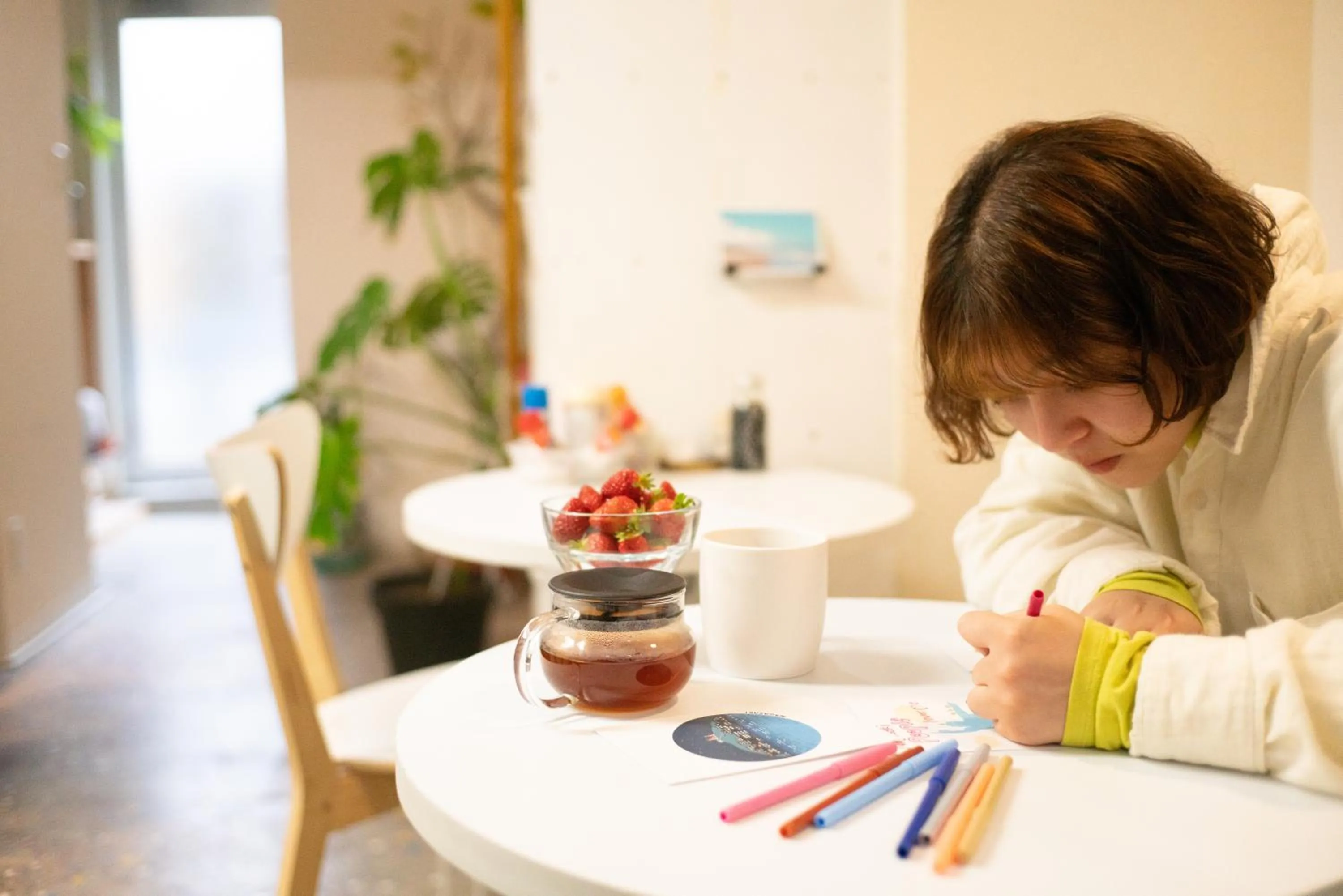 Communal lounge/ TV room in Casa Blanca Guesthouse