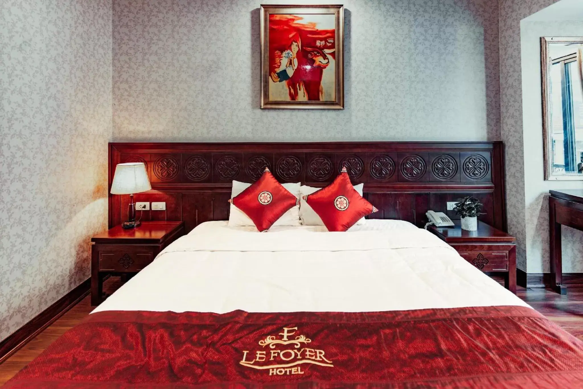 Bed in Lefoyer Hotel