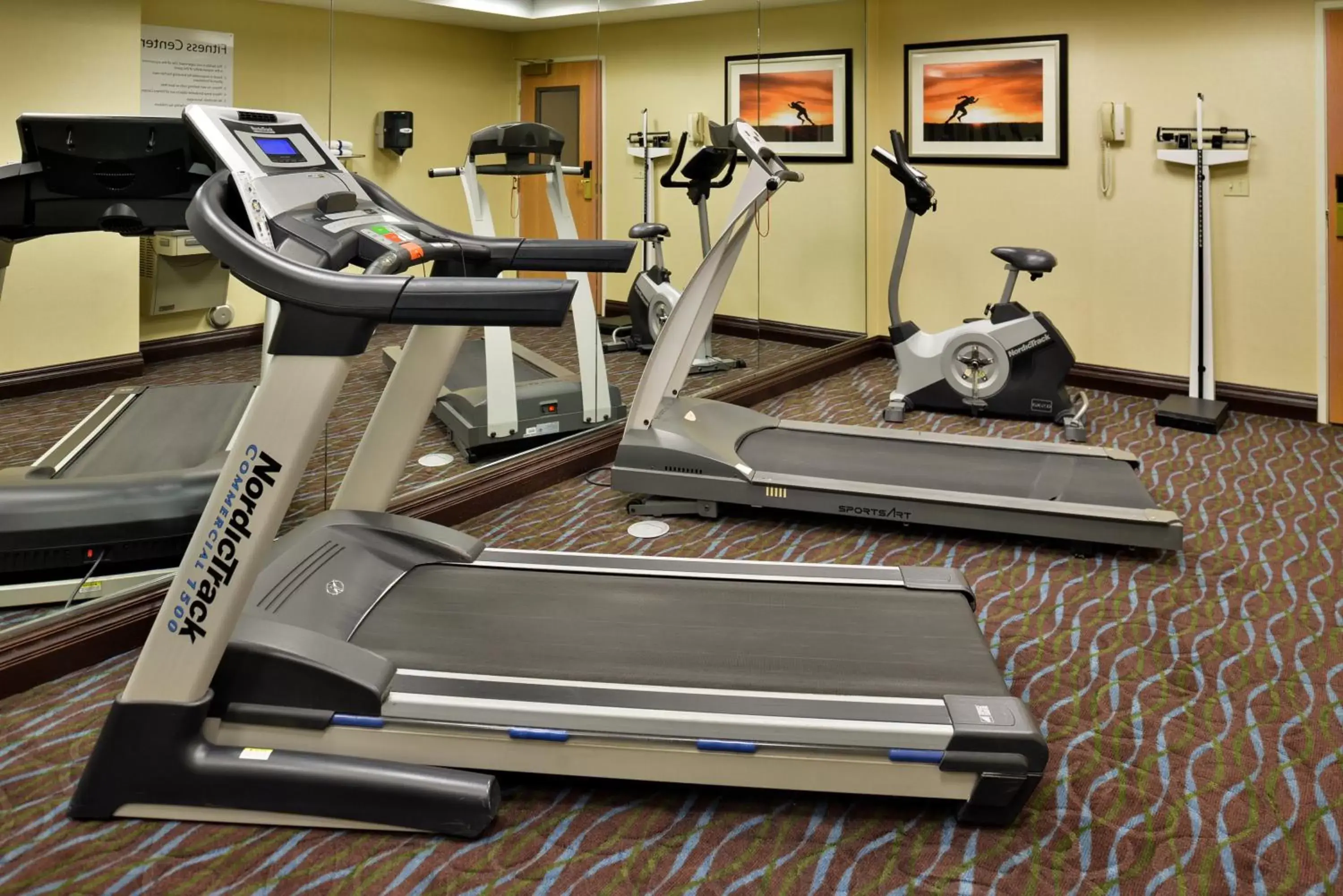 Fitness centre/facilities, Fitness Center/Facilities in Holiday Inn Express Hotel & Suites Charlotte, an IHG Hotel
