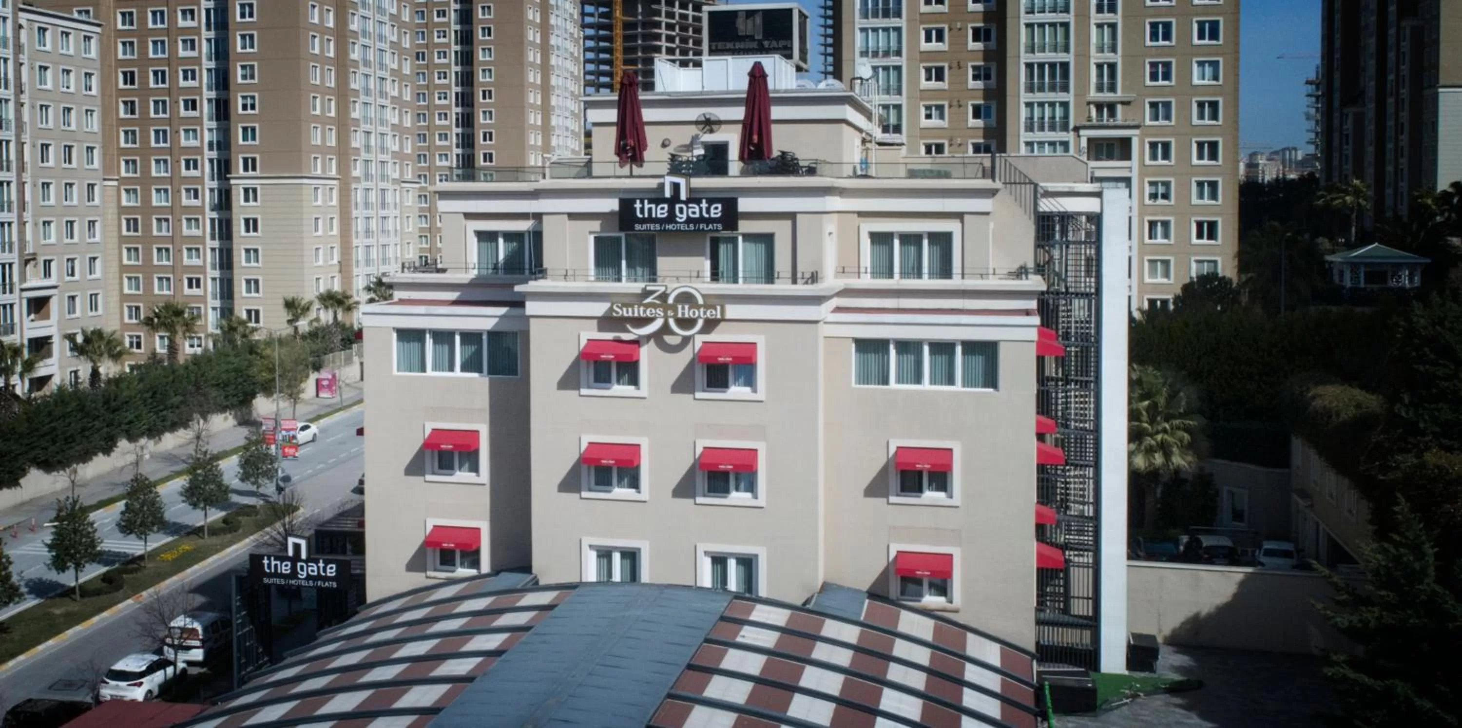 Bird's eye view in The Gate Ataşehir Finance Centre