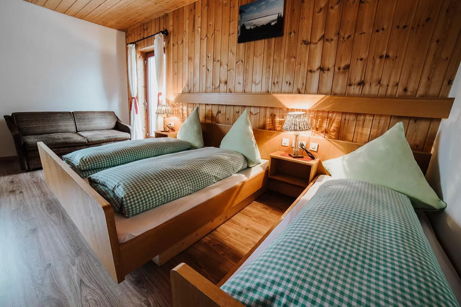 Bed in Berggasthof Hochpröller