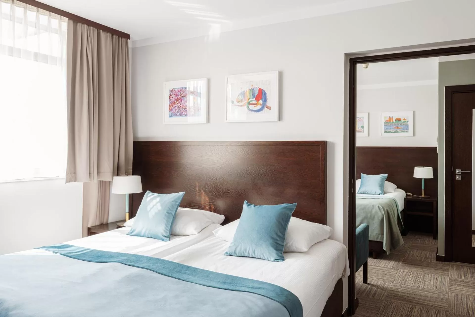 Photo of the whole room, Bed in Europeum Hotel