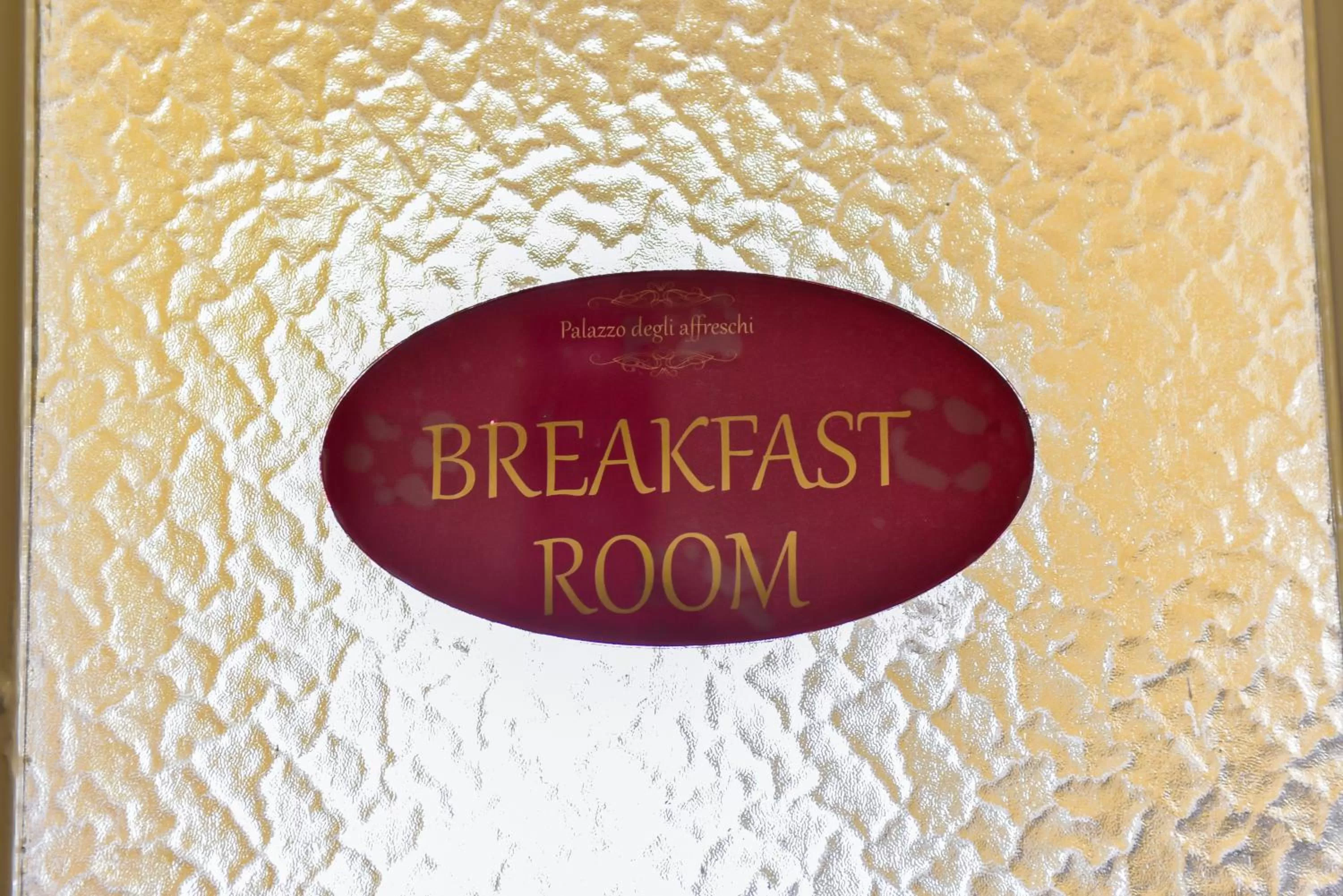 Logo/Certificate/Sign in Palazzo degli Affreschi