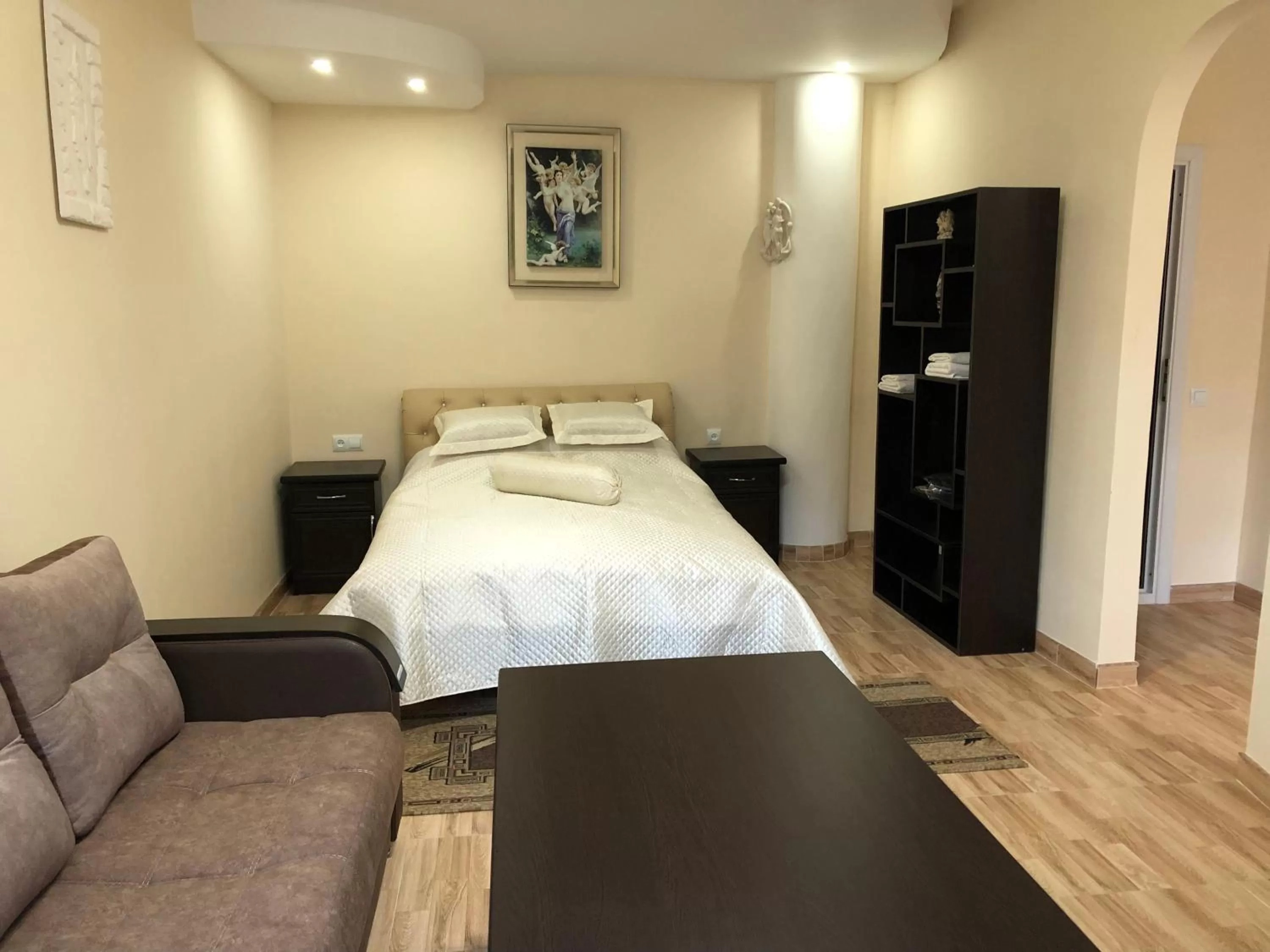 Living room, Bed in ApartHotel in Alaverdi