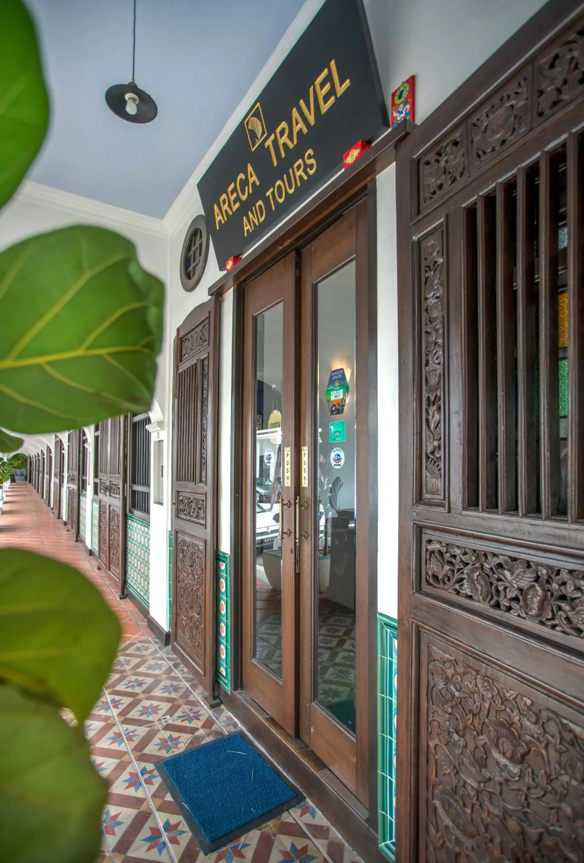 Facade/entrance in Areca Hotel Penang