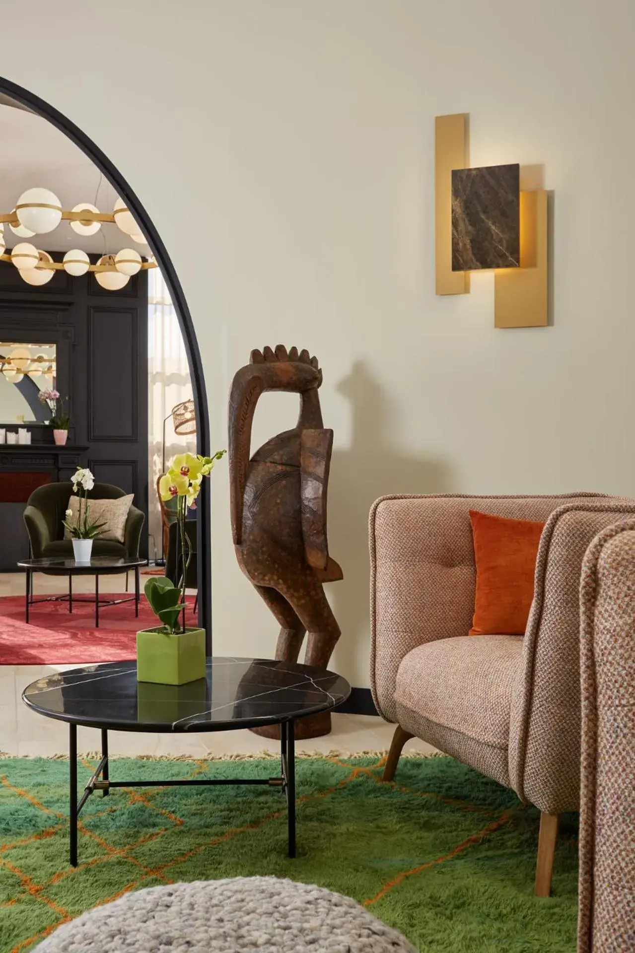 Living room, Seating Area in Les Nomades Beaune