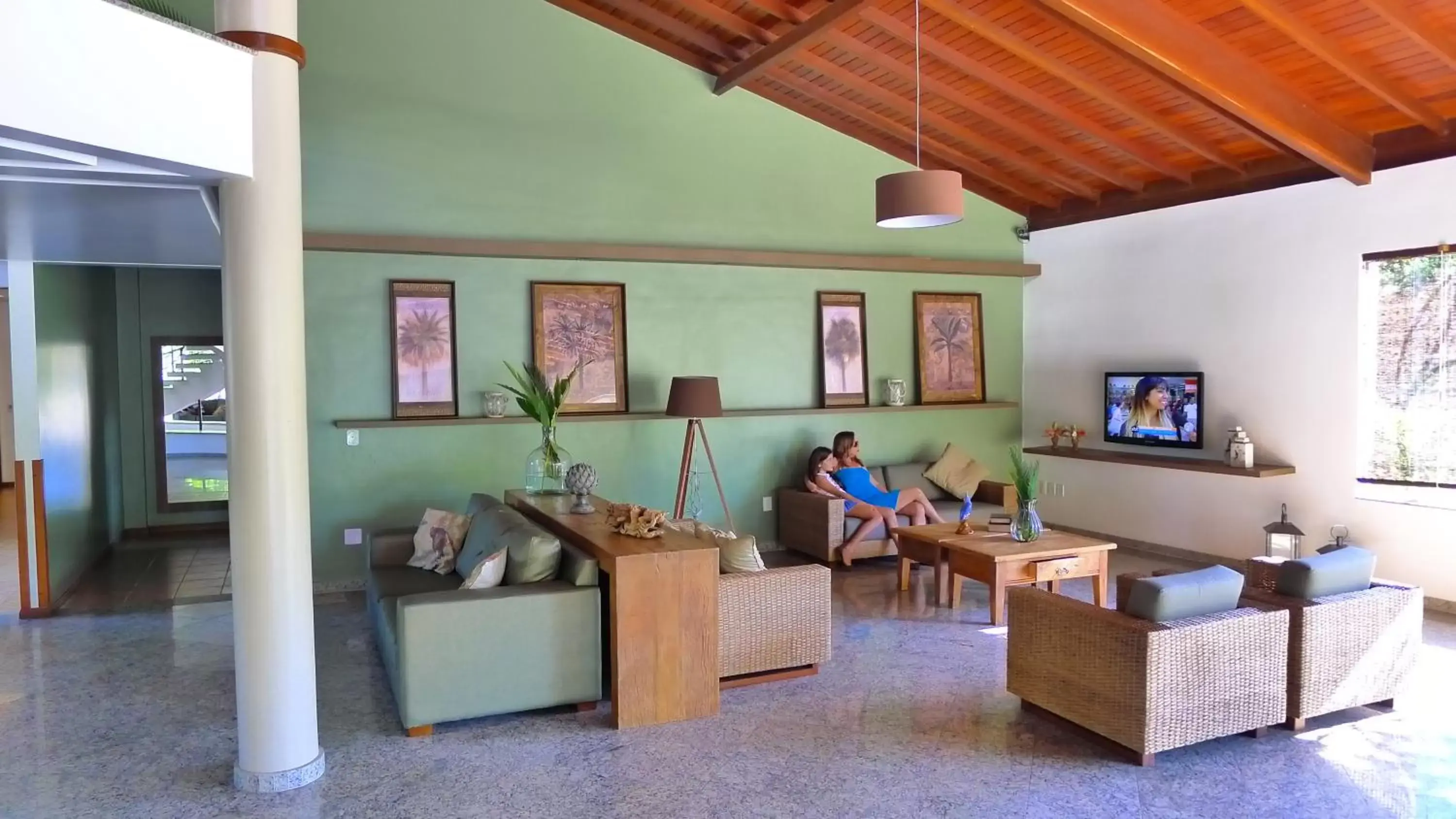 Living room in Sarana Praia Hotel