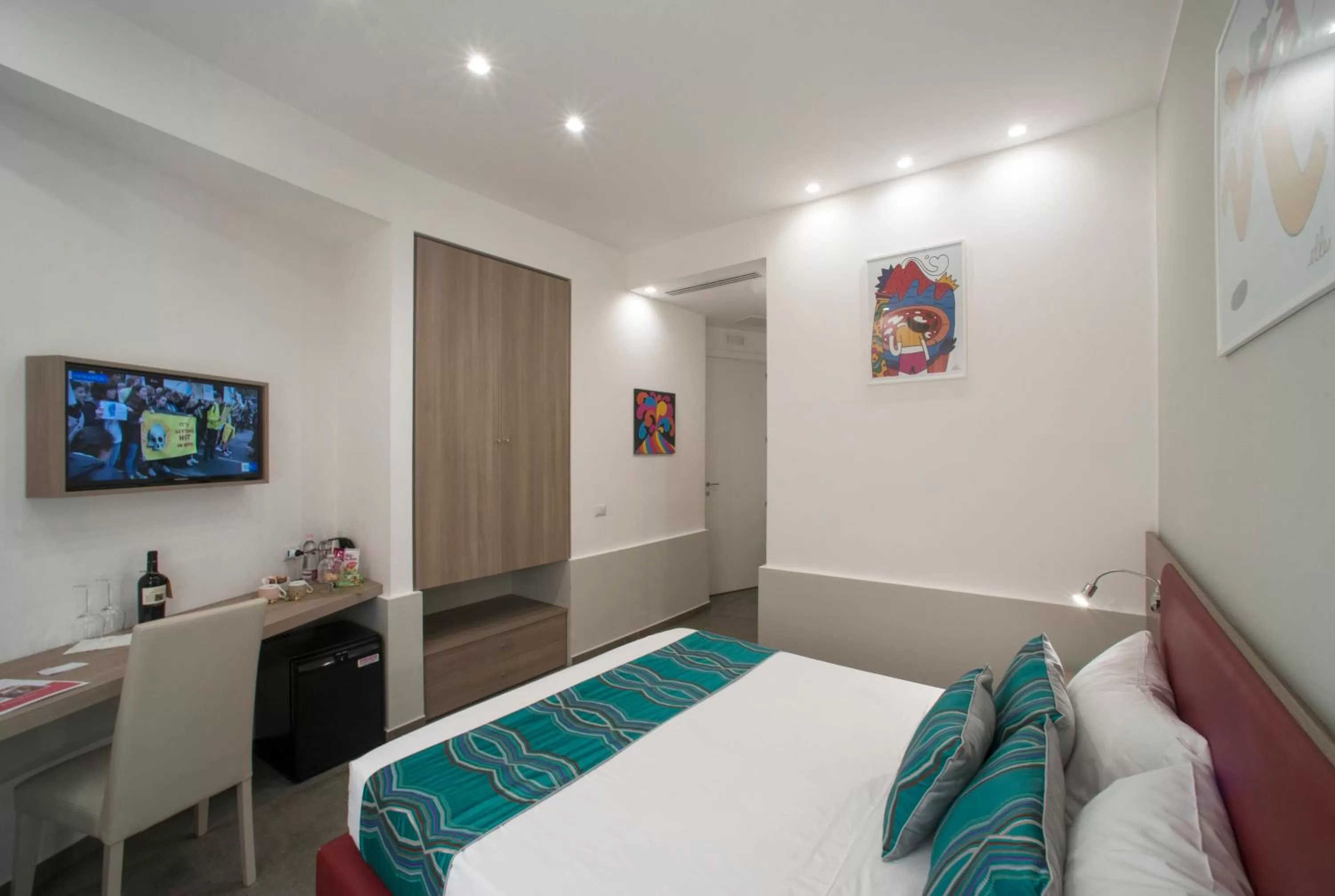 TV and multimedia, Bed in Regina Margherita Suite