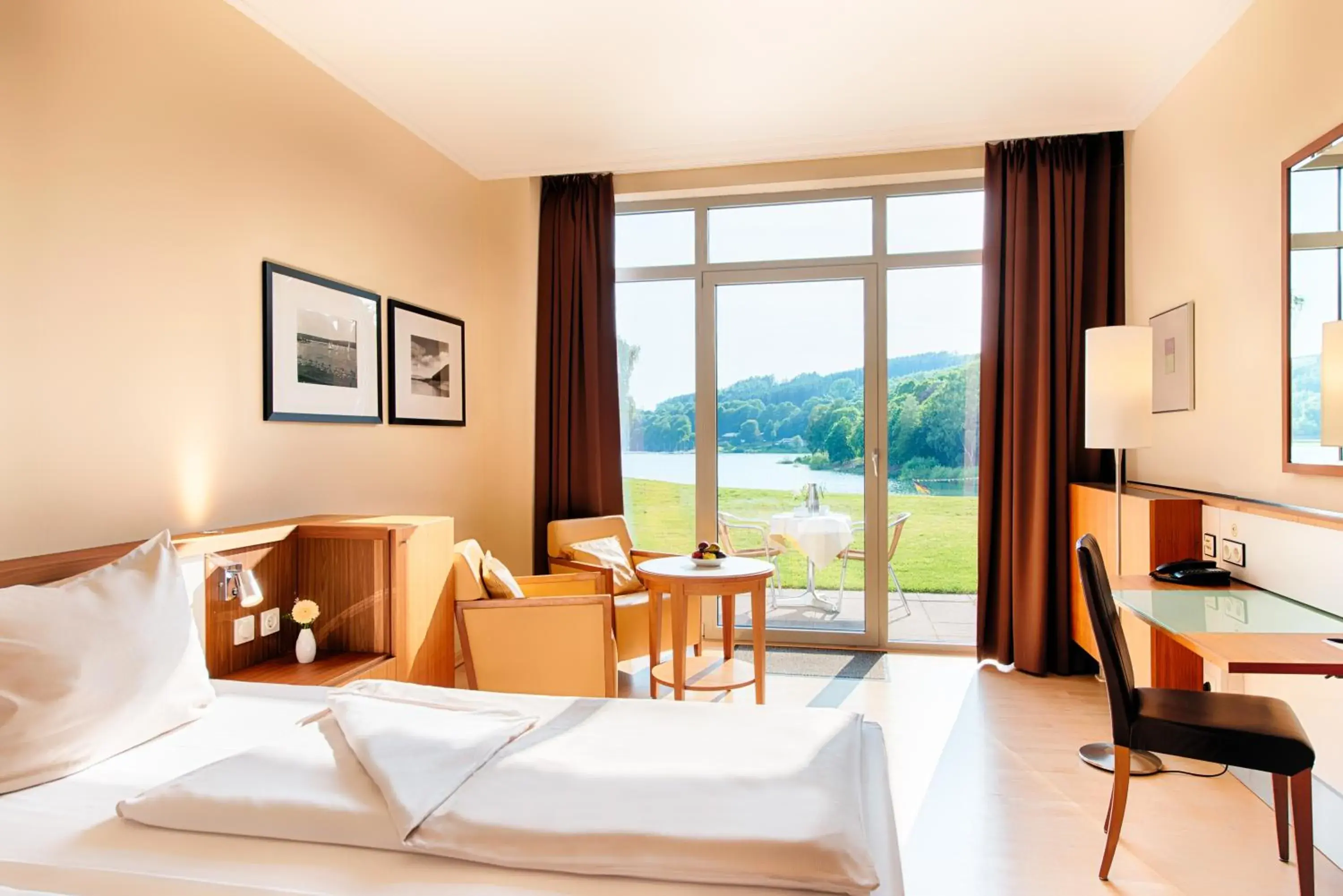 Photo of the whole room, Mountain View in Welcome Hotel Meschede Hennesee