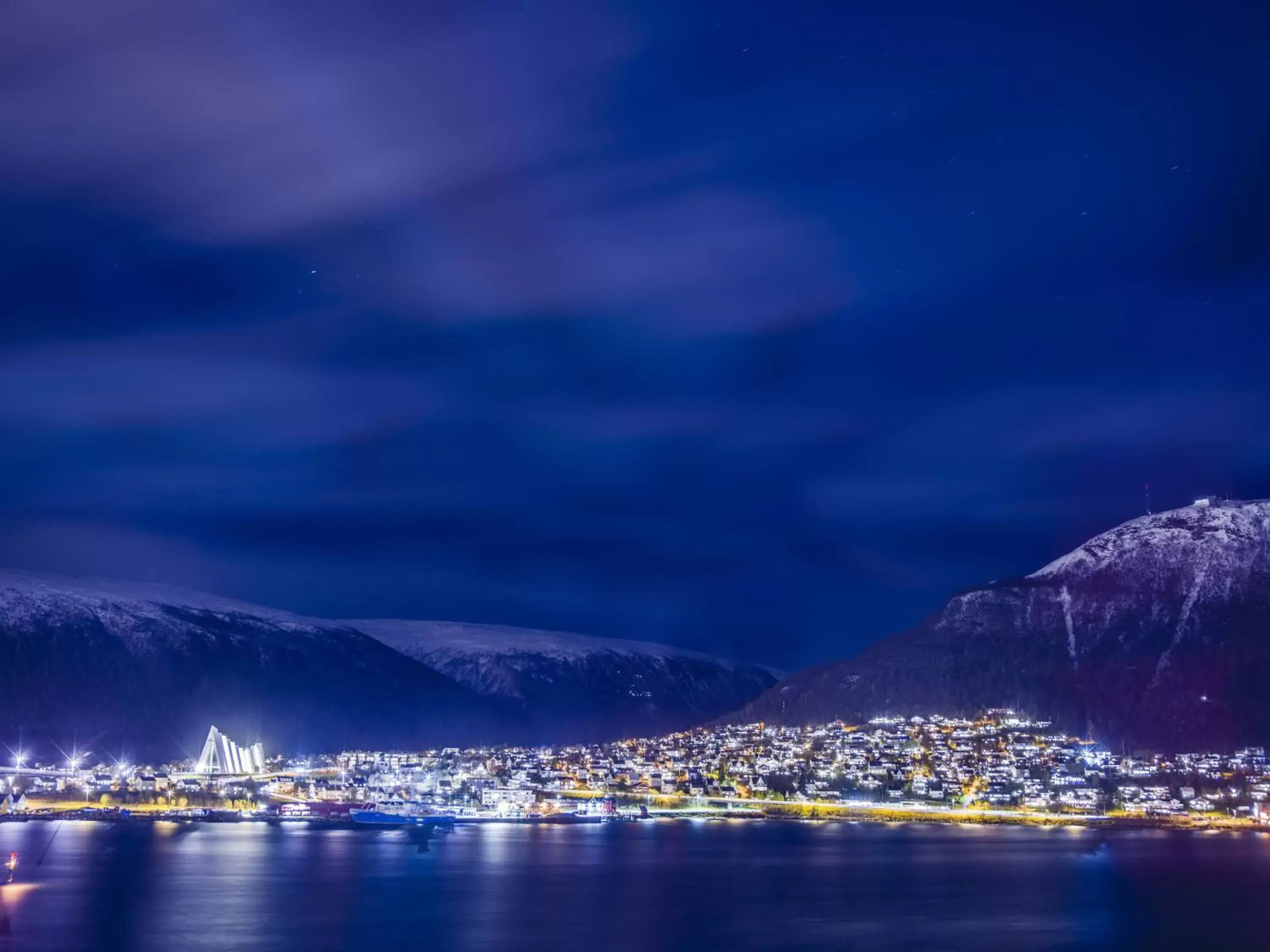 Sea view in Radisson Blu Hotel Tromsø