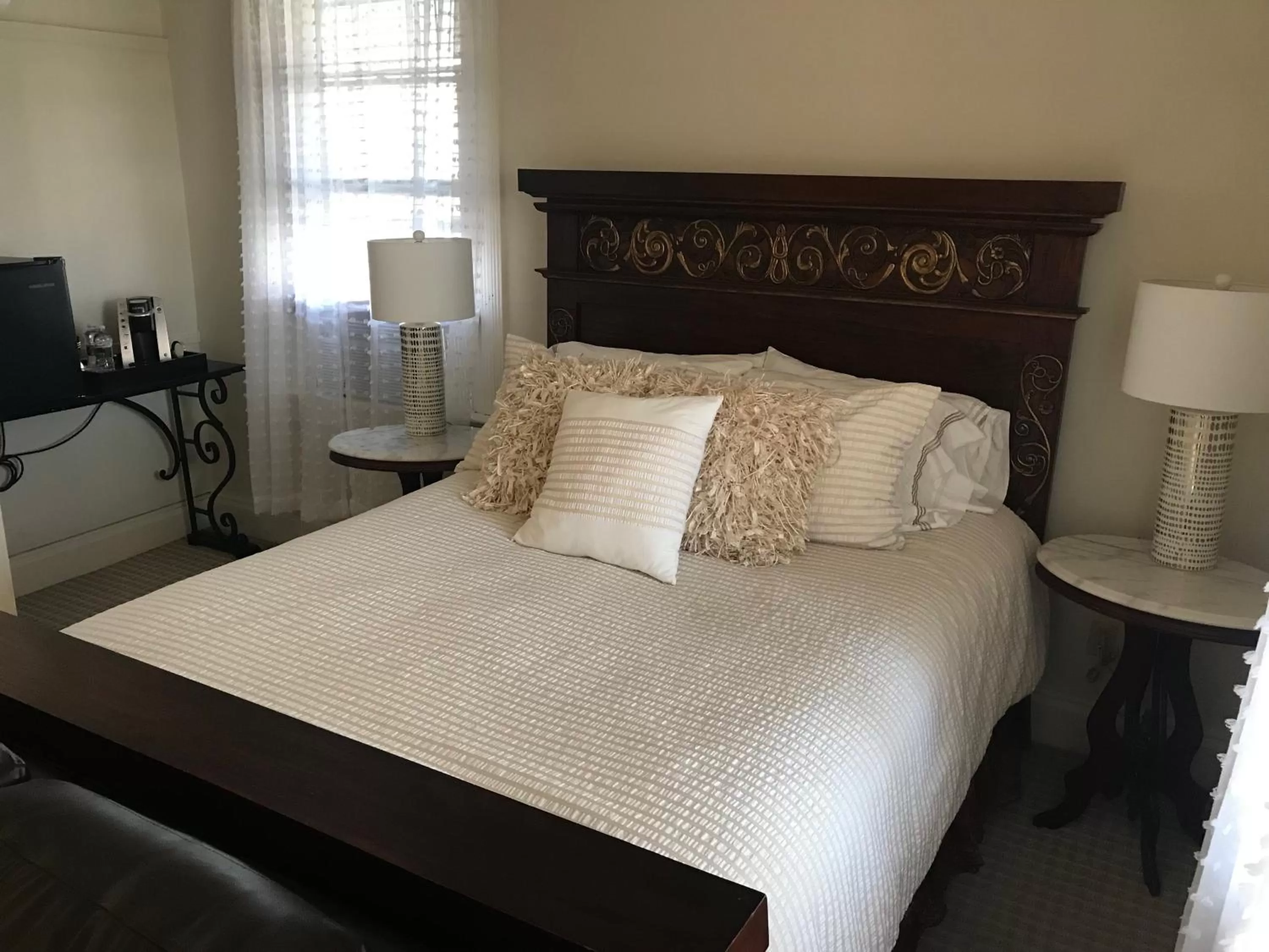 Bed in Elaine's Cape May Boutique Hotel