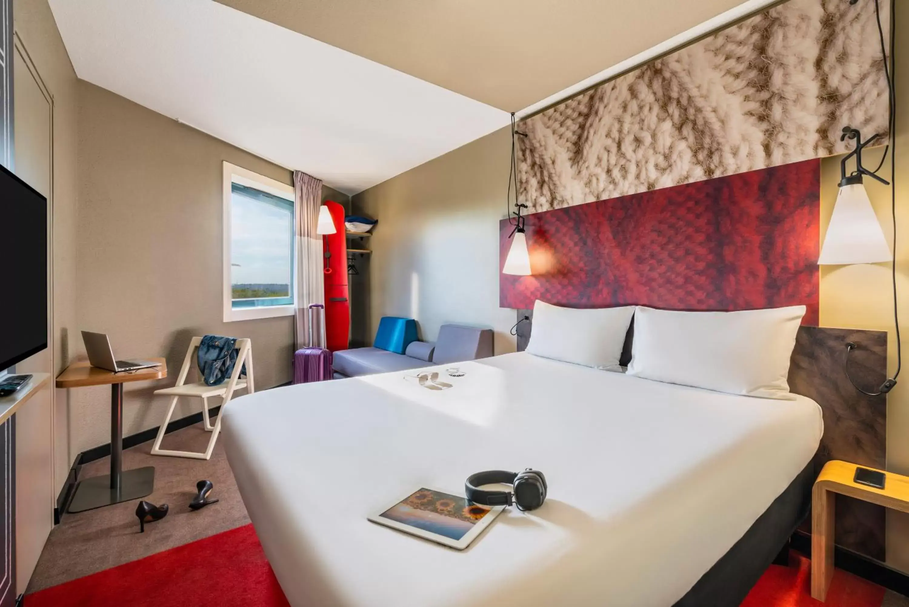 Bed in Ibis Marne la Vallée Noisy Bed in Ibis Marne la Vallée Noisy