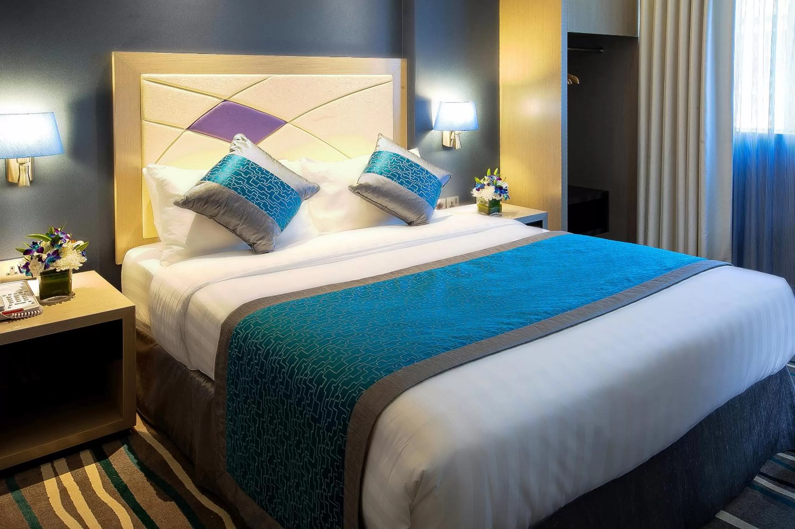 Bed in Al Sarab Hotel