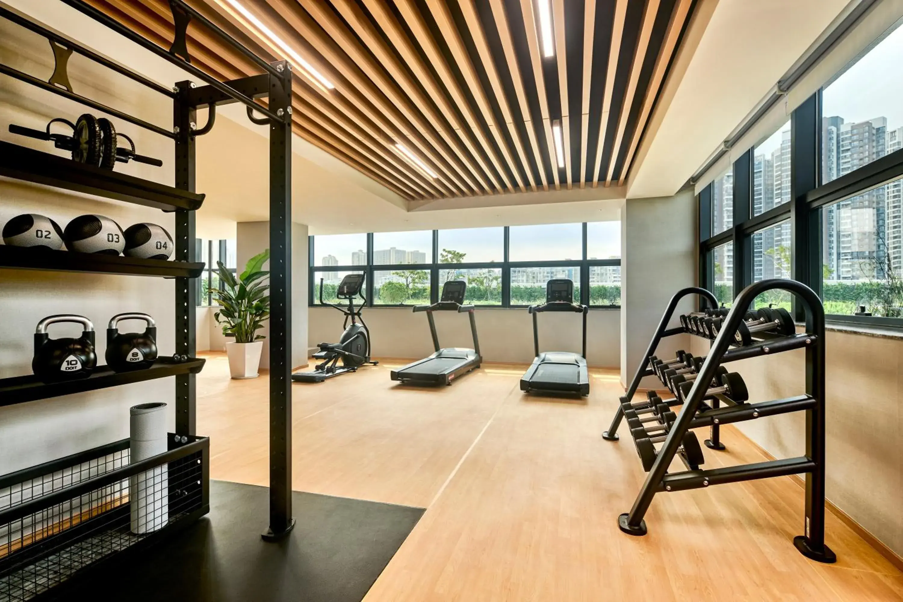 Fitness centre/facilities in Hilton Garden Inn Zhuhai Jinan University Fitness centre/facilities in Hilton Garden Inn Zhuhai Jinan University