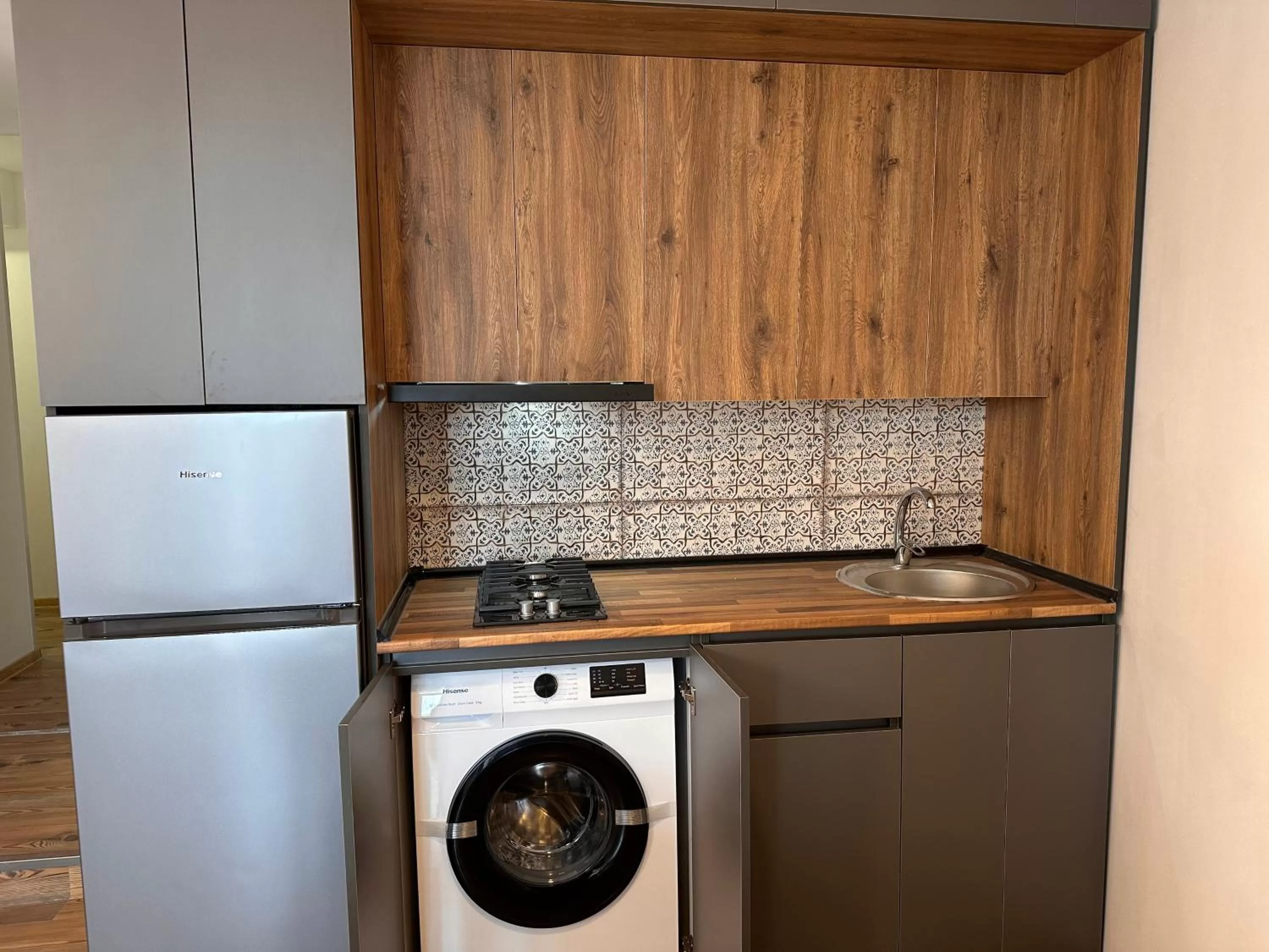 Kitchen or kitchenette in Aparthotel costa