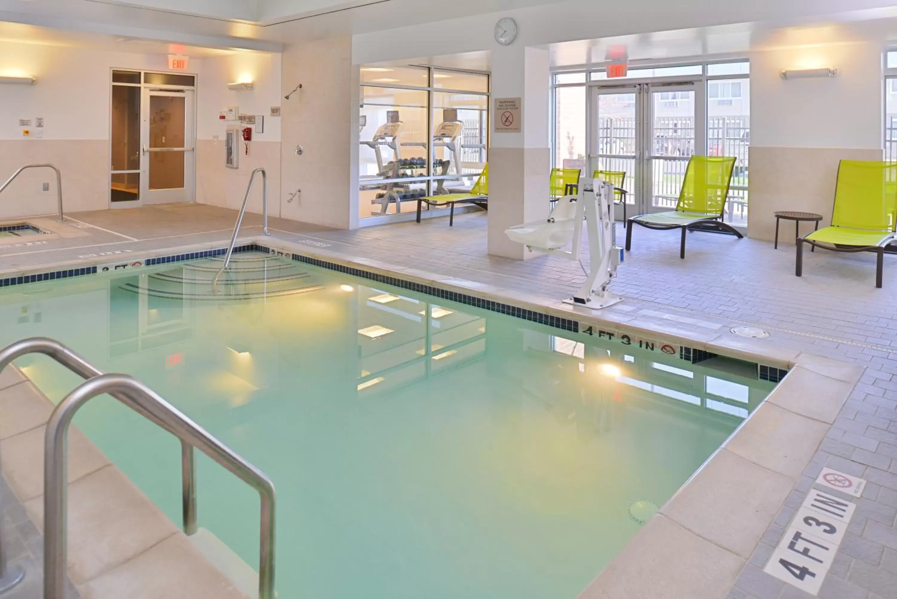Swimming Pool in SpringHill Suites by Marriott Detroit