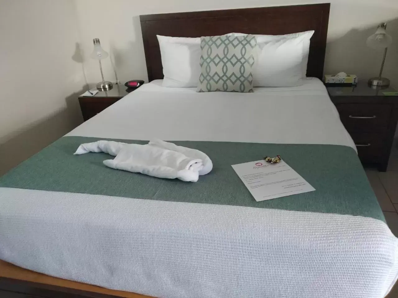 Bed in Bugambilias Suites