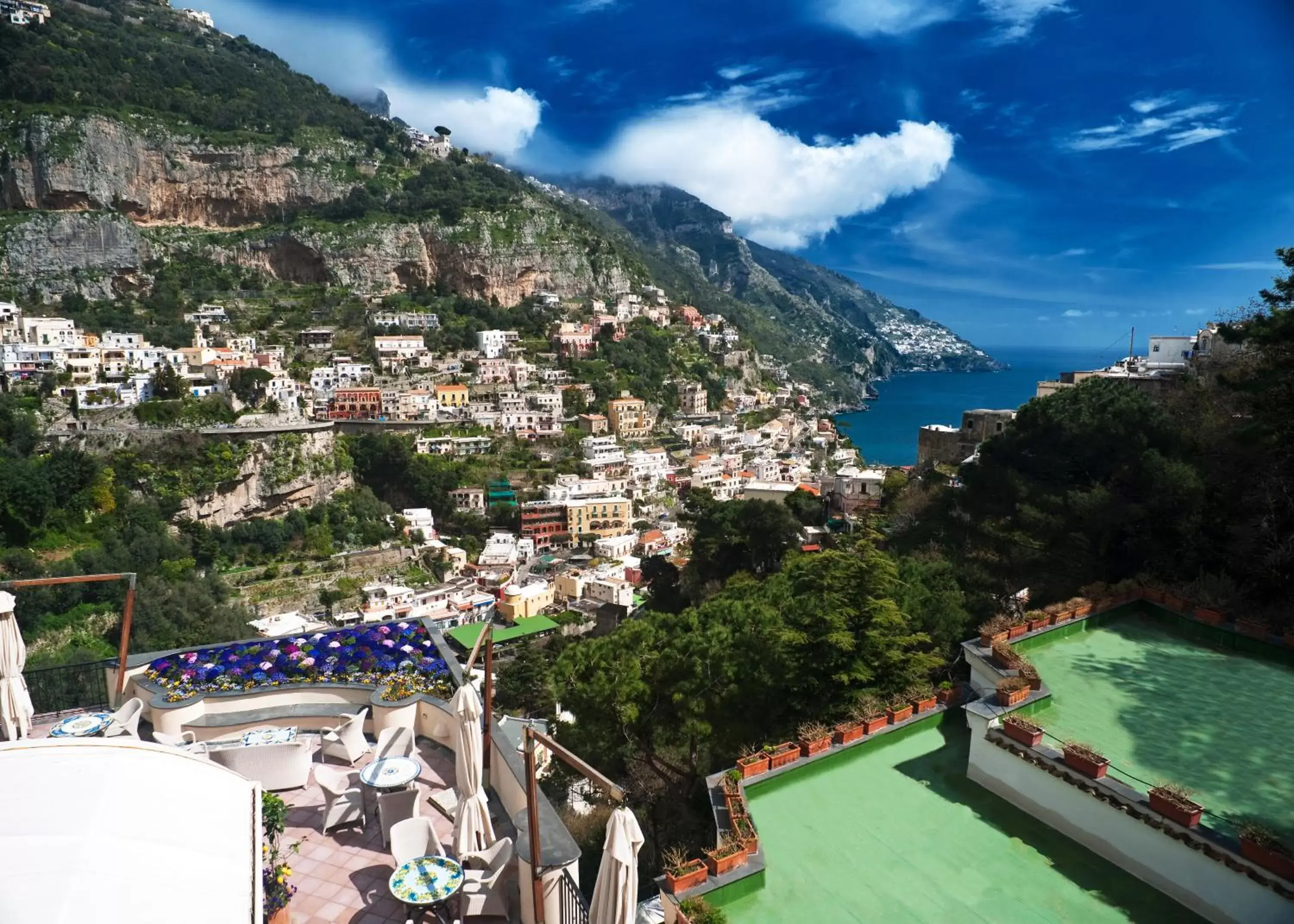 Facade/entrance, Pool View in Hotel Royal Positano