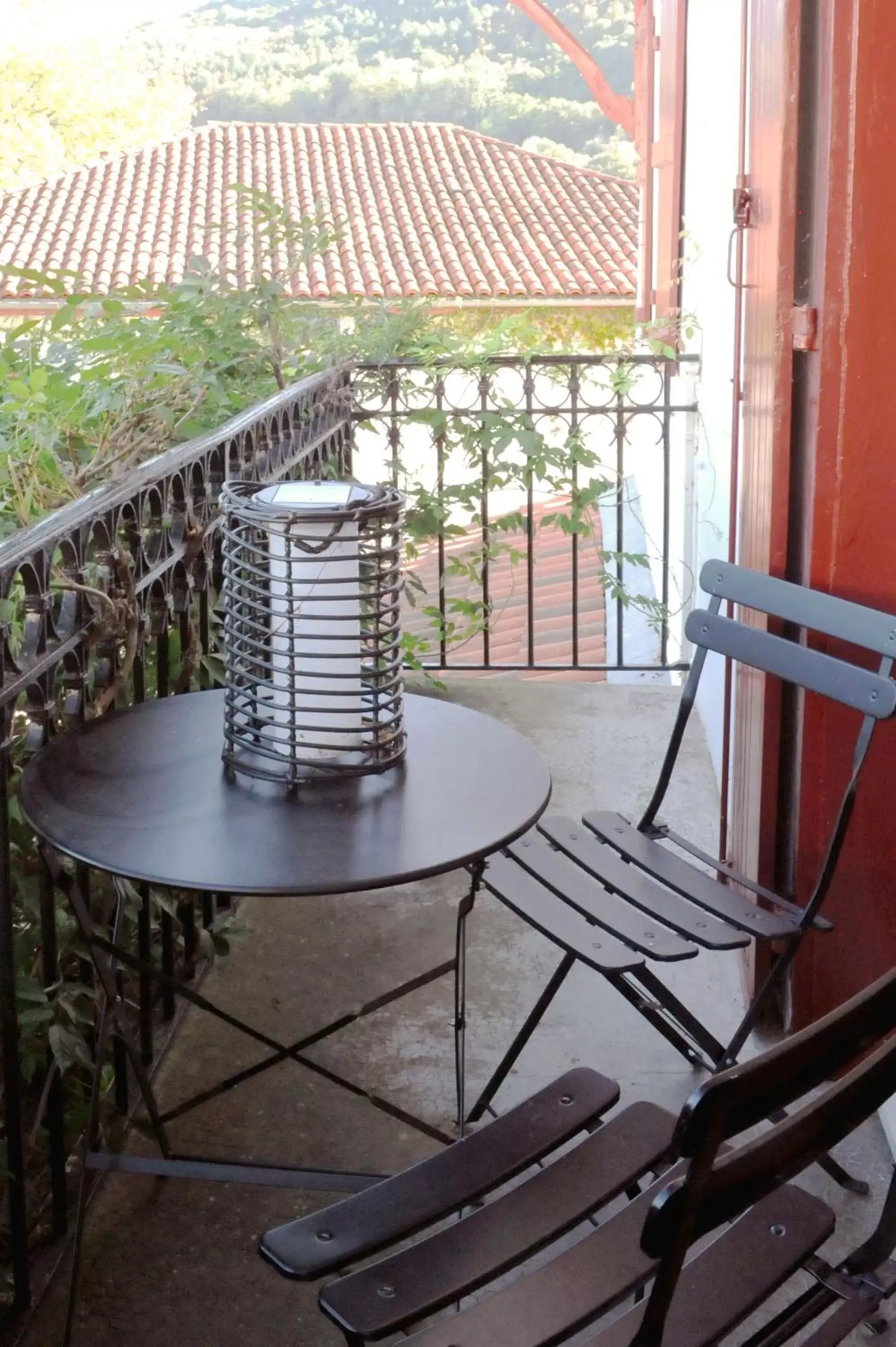 Balcony/Terrace in Logis Hôtel du Chêne