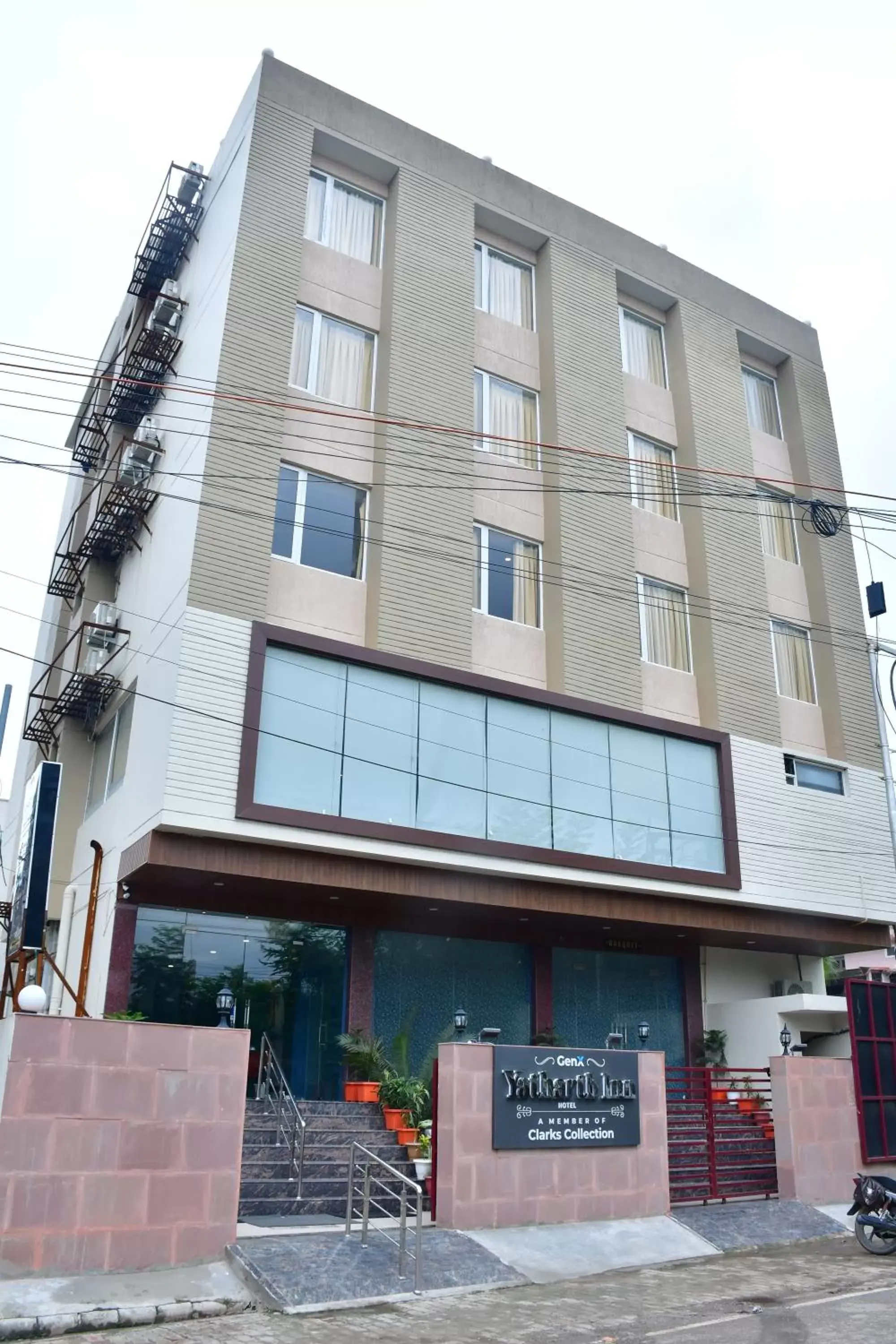 Facade/entrance in Hotel Yatharth Inn Facade/entrance in Hotel Yatharth Inn