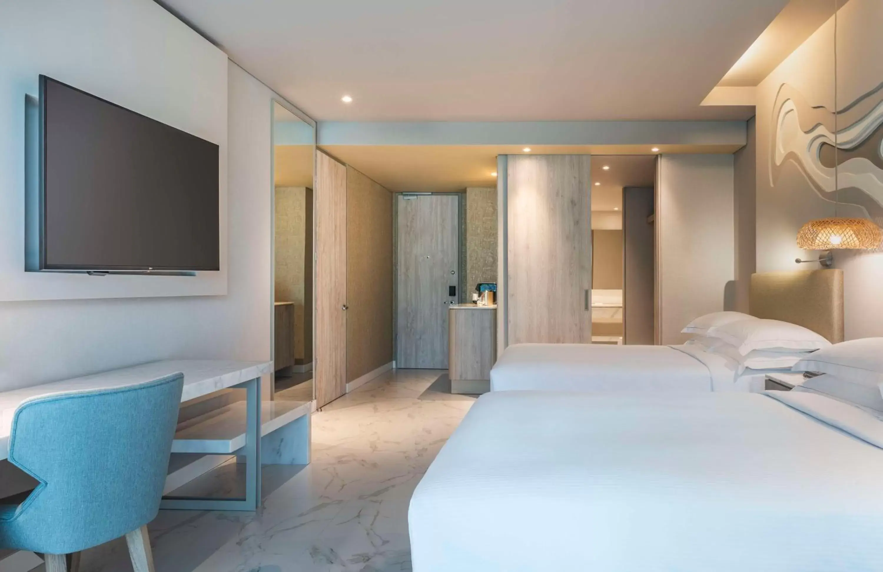Bedroom, Bed in Hilton Santa Marta