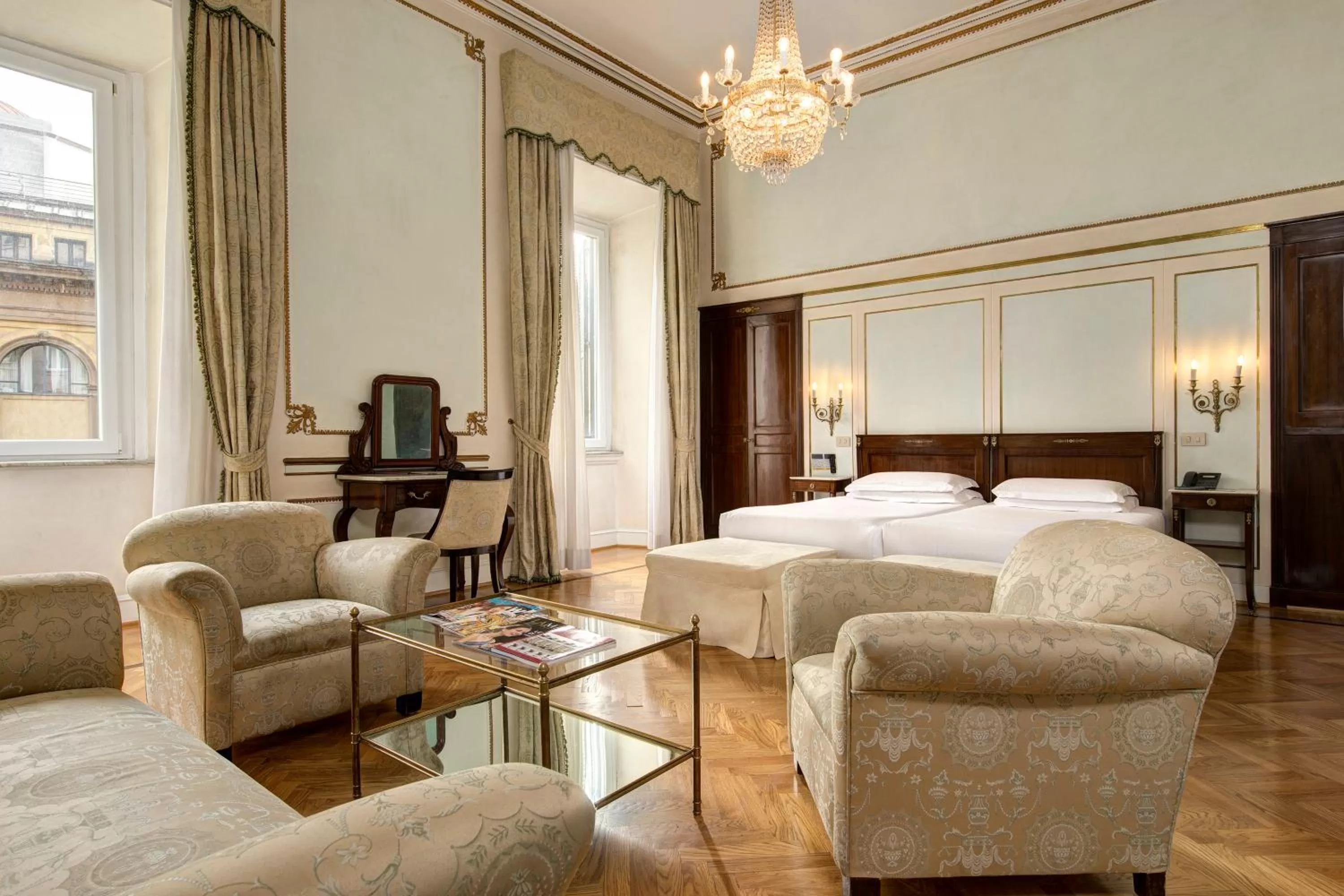 Bedroom, Bed in Hotel Quirinale