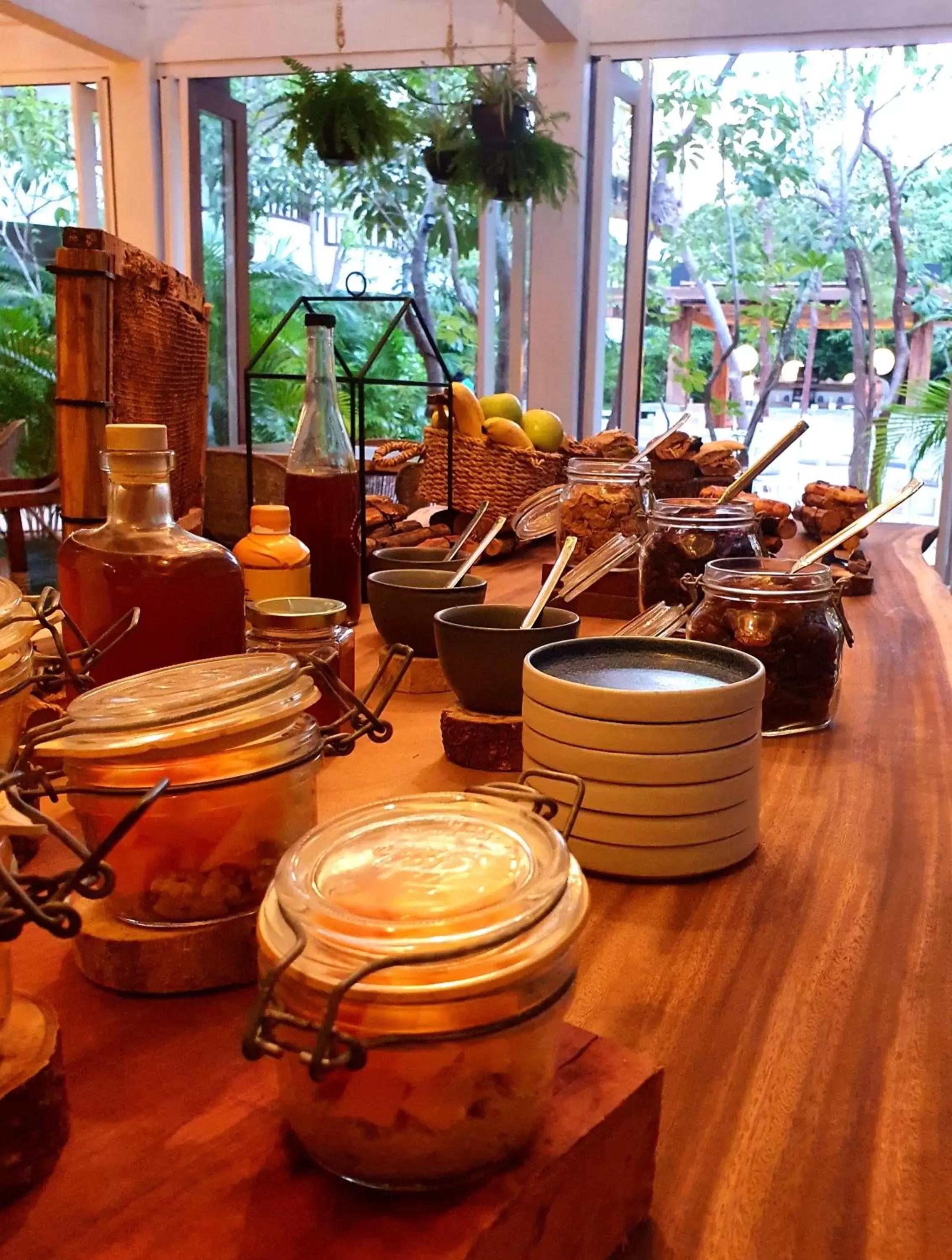 Buffet breakfast in Kimpton Aluna Resort Tulum, an IHG Hotel