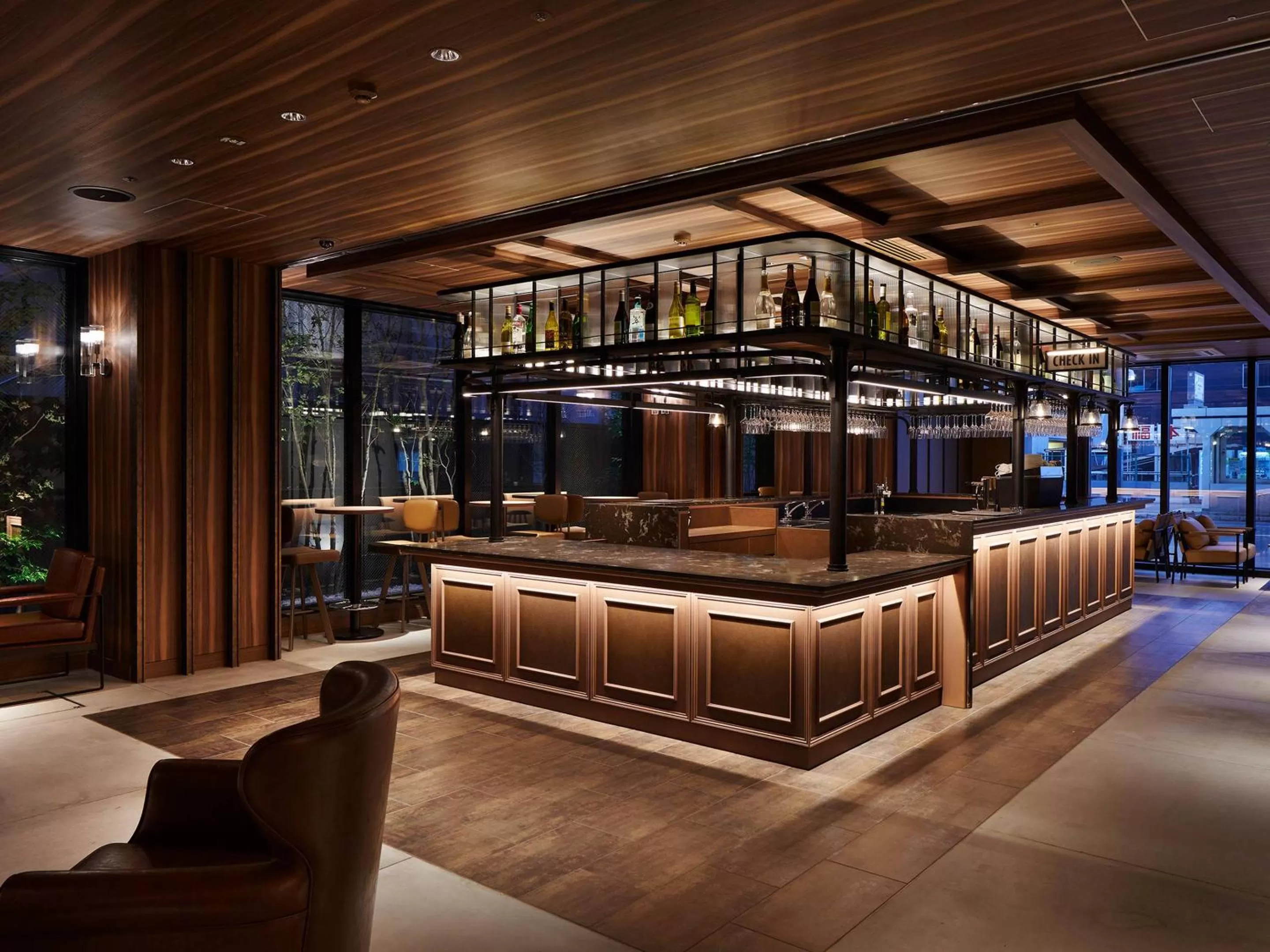 Lounge or bar in Susukino Granbell Hotel