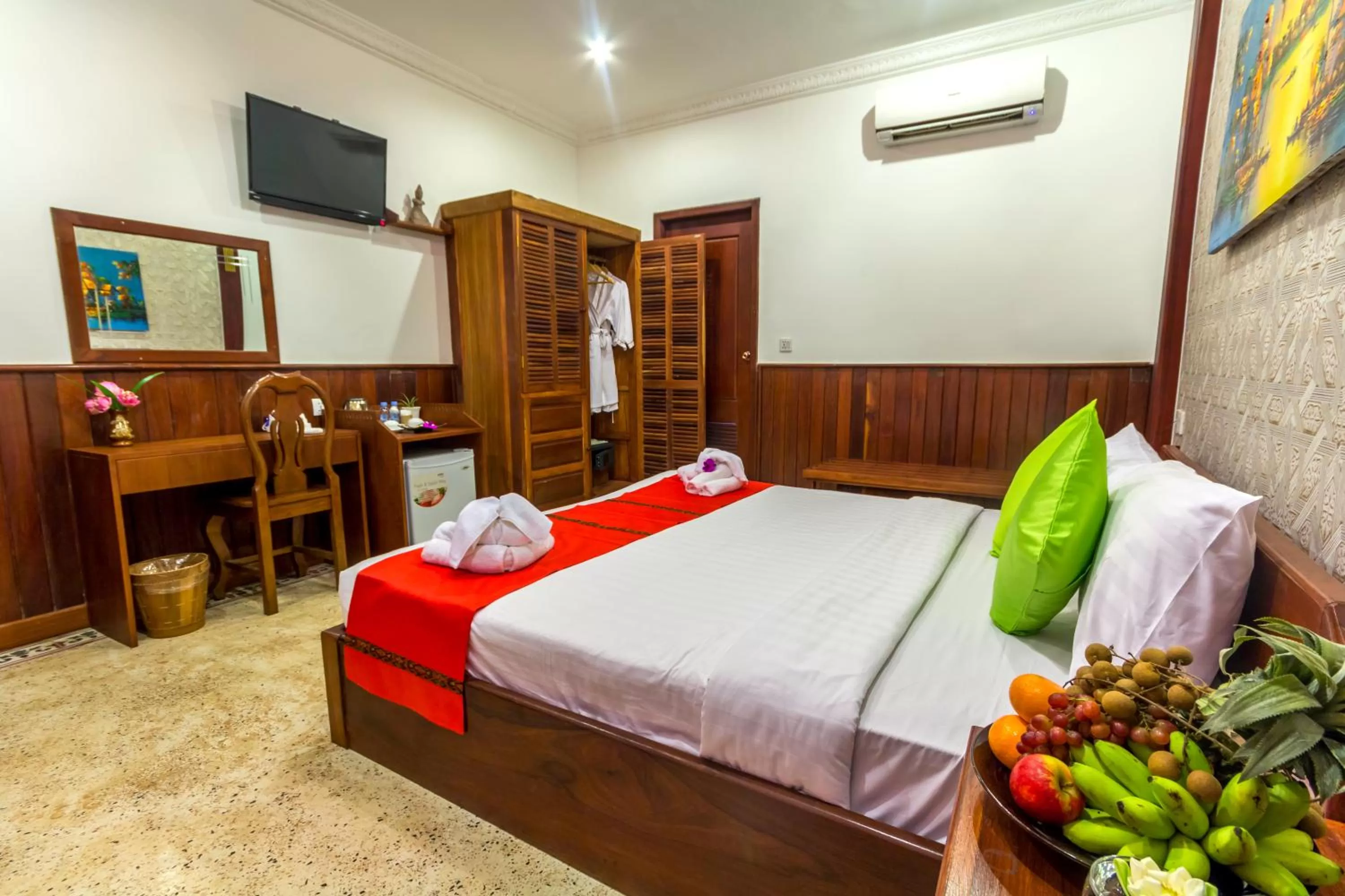 Bed in BayStone Resort