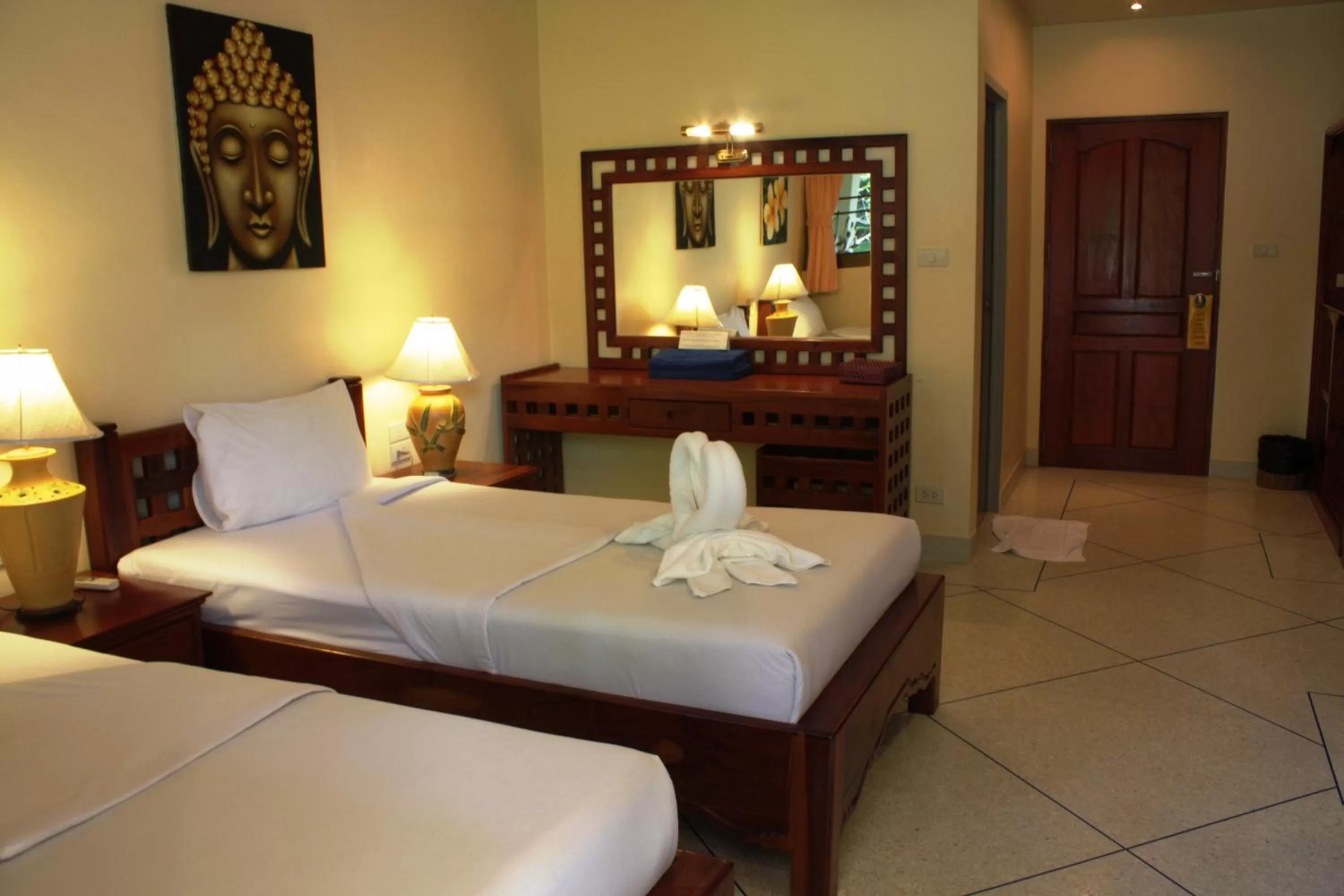 Decorative detail, Bed in Top Resort