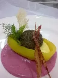 Food close-up in Palazzo dei Poeti