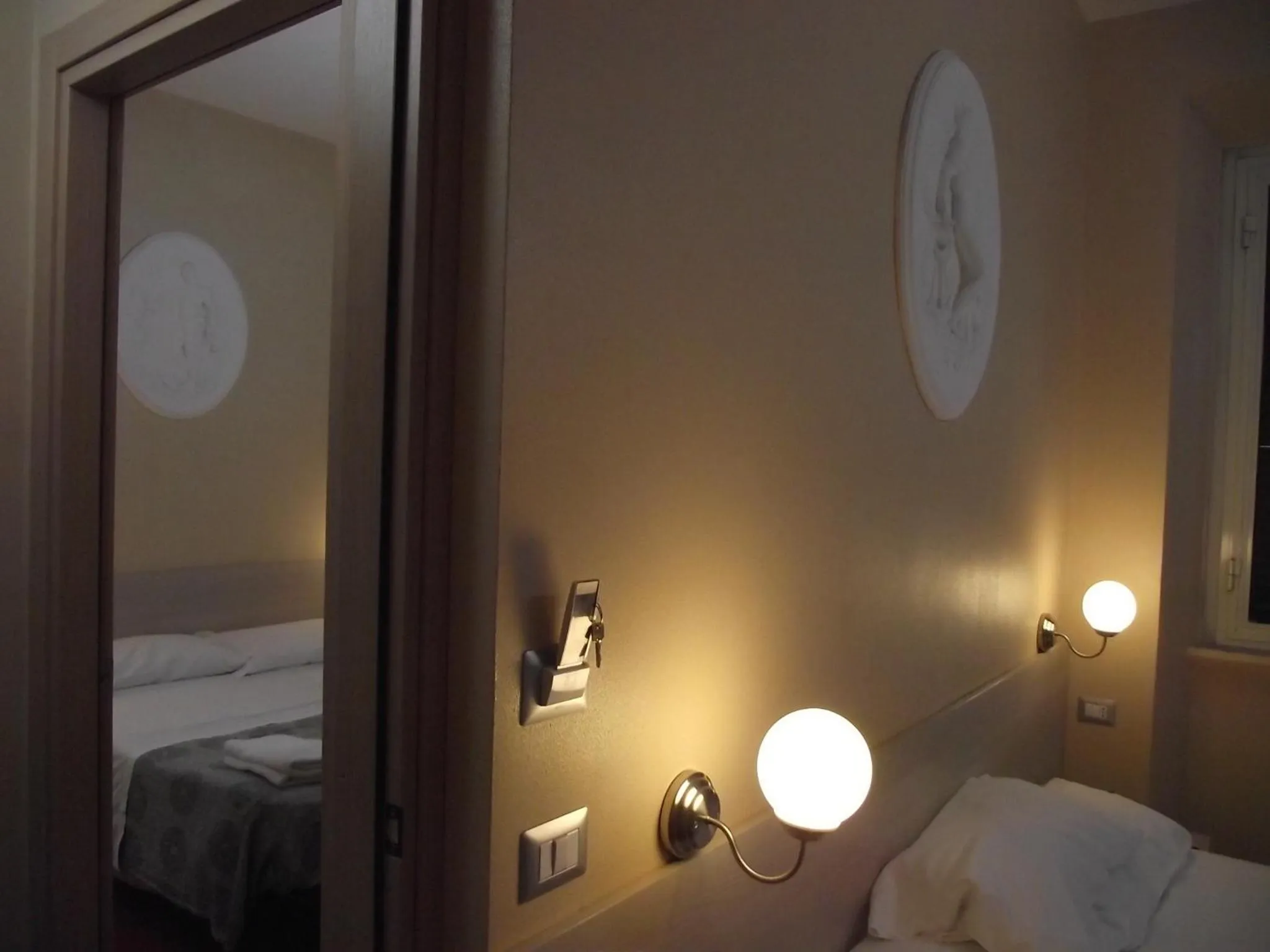 Decorative detail, Bed in Hotel Elide