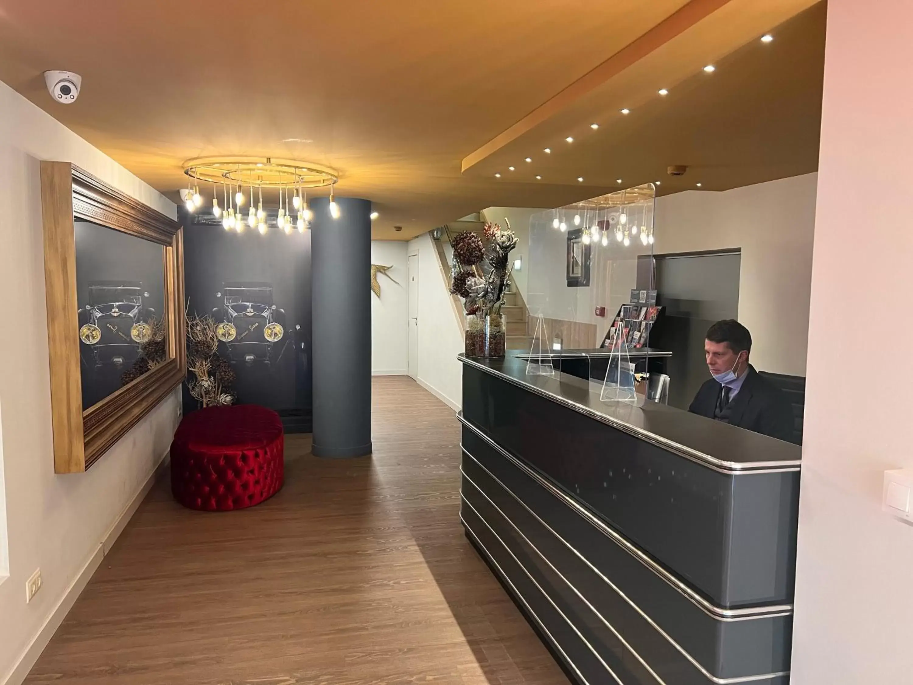 Lobby or reception, Lobby/Reception in Apartaments-Hotel Hispanos 7 Suiza
