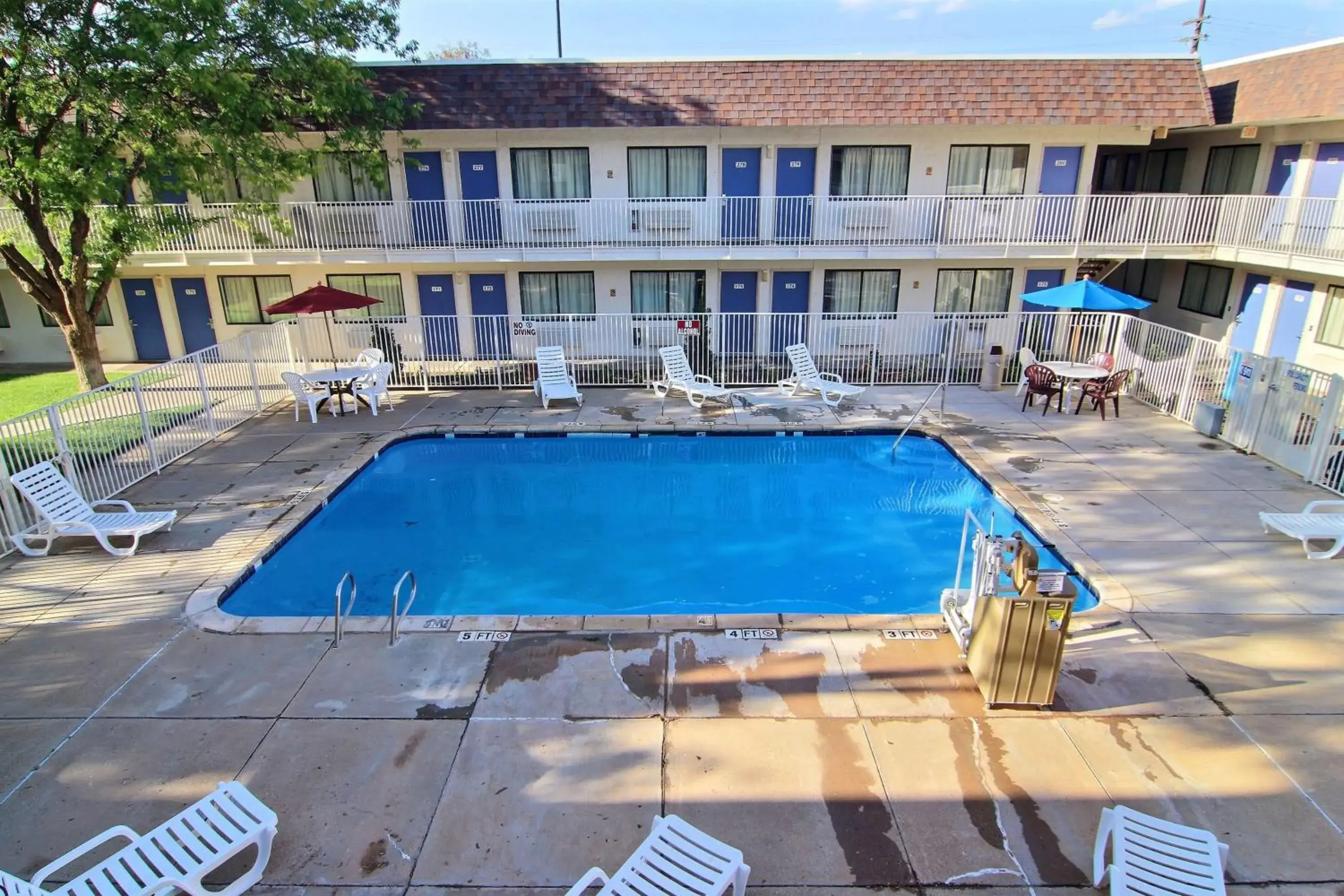 On site, Pool View in Motel 6-Lubbock, TX