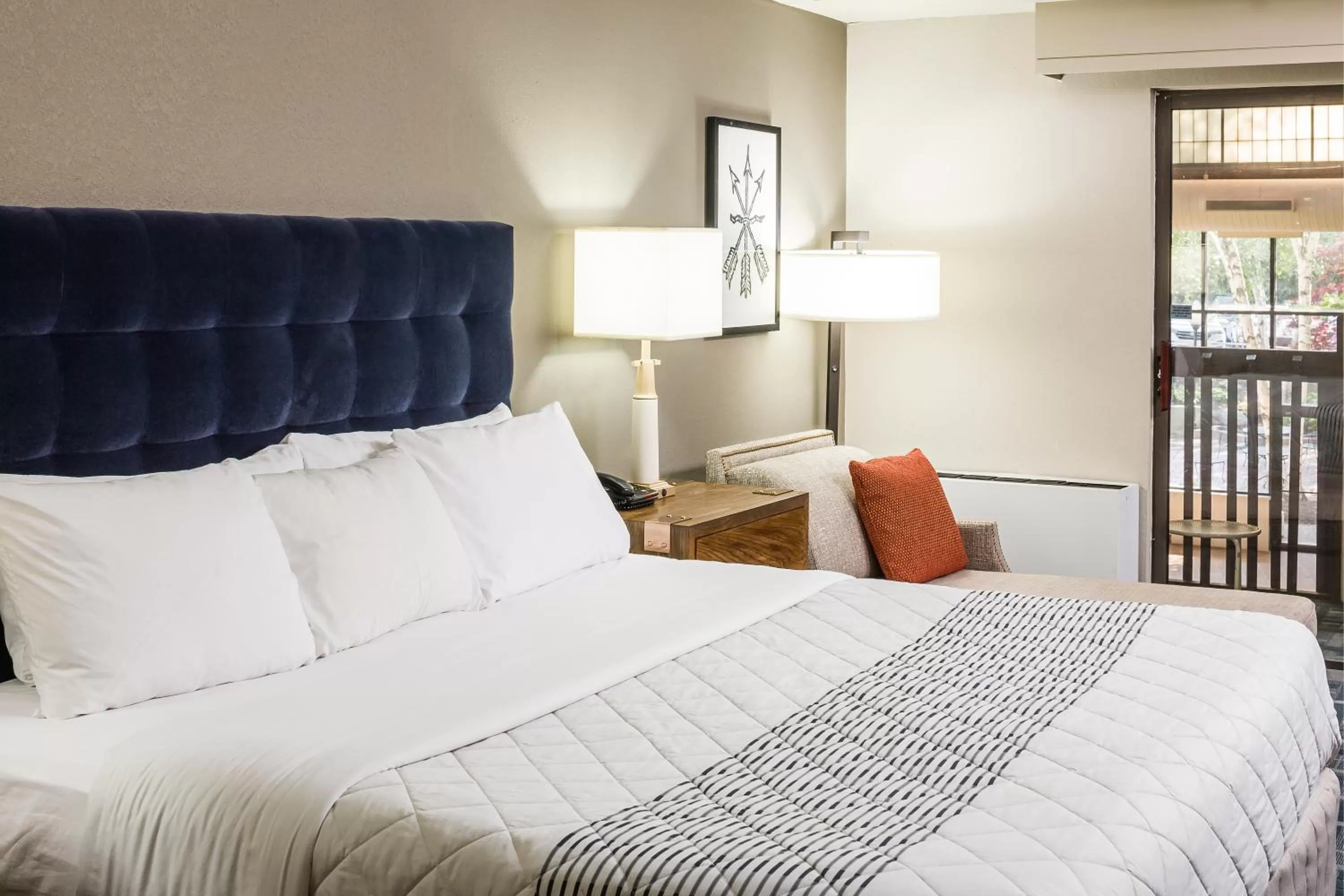 Bedroom, Bed in Hotel 1620 Plymouth Harbor