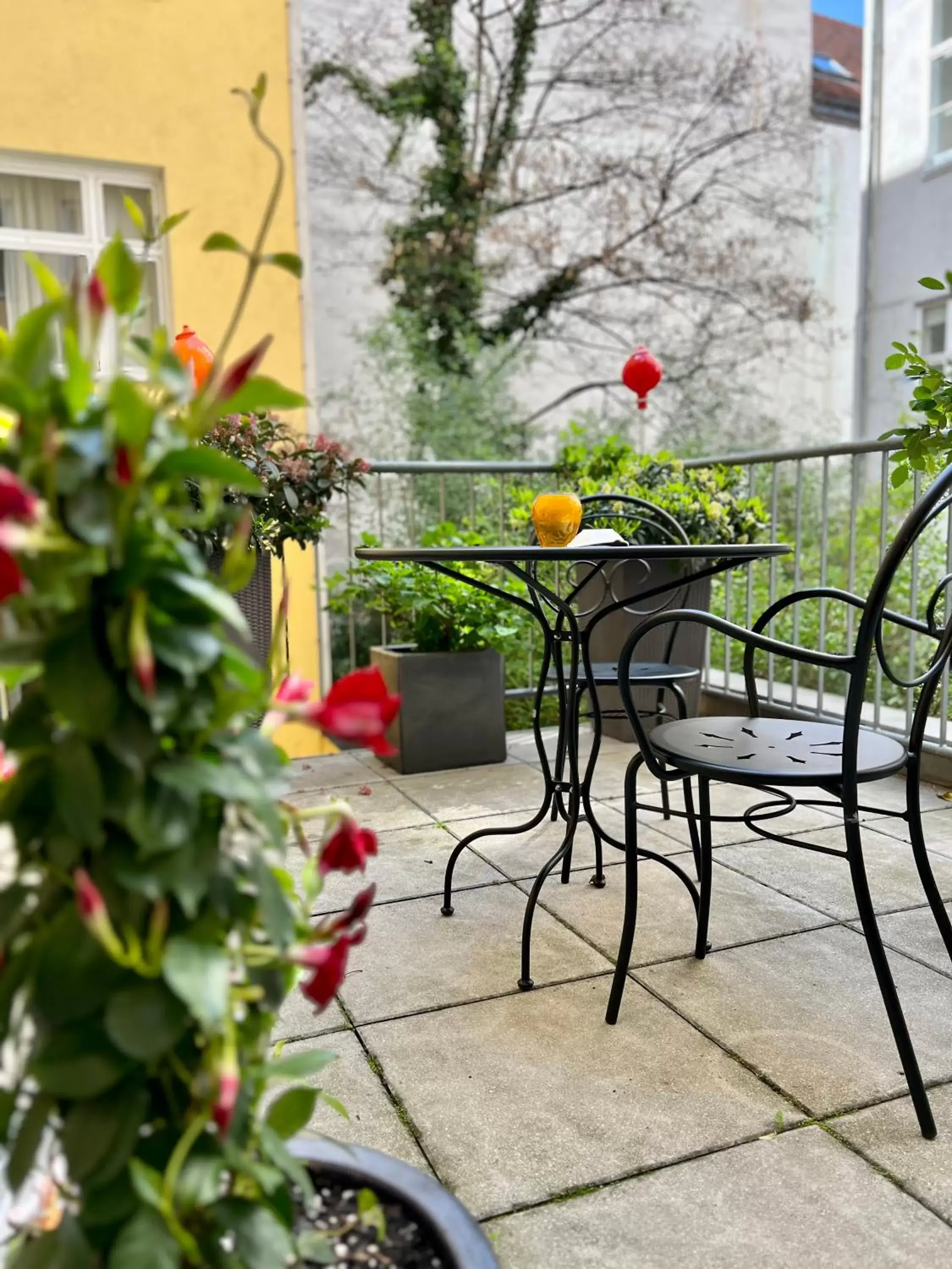 Balcony/Terrace in Hotel Rathaus - Wein & Design