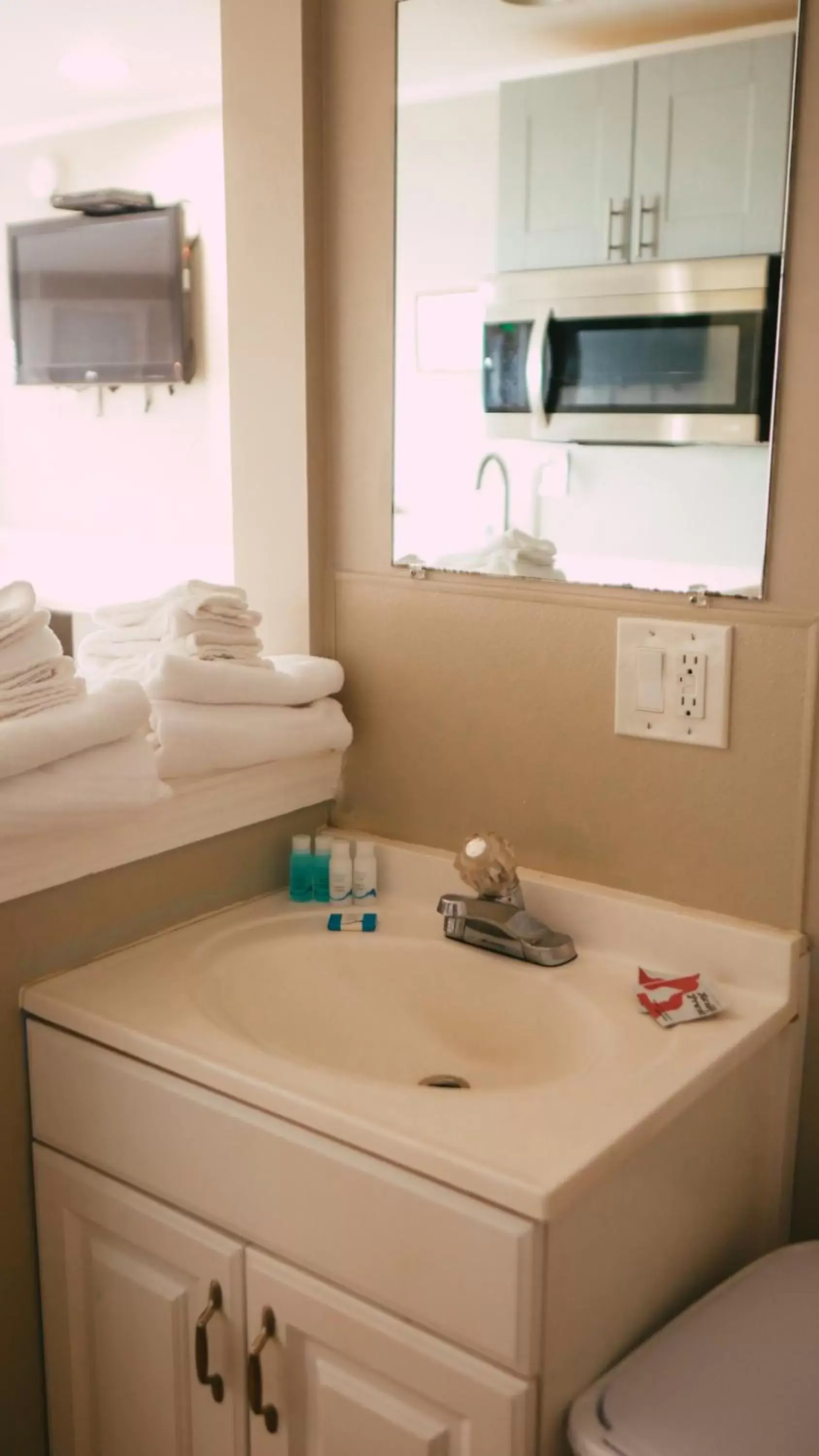 Bathroom in The Atlantic Motel