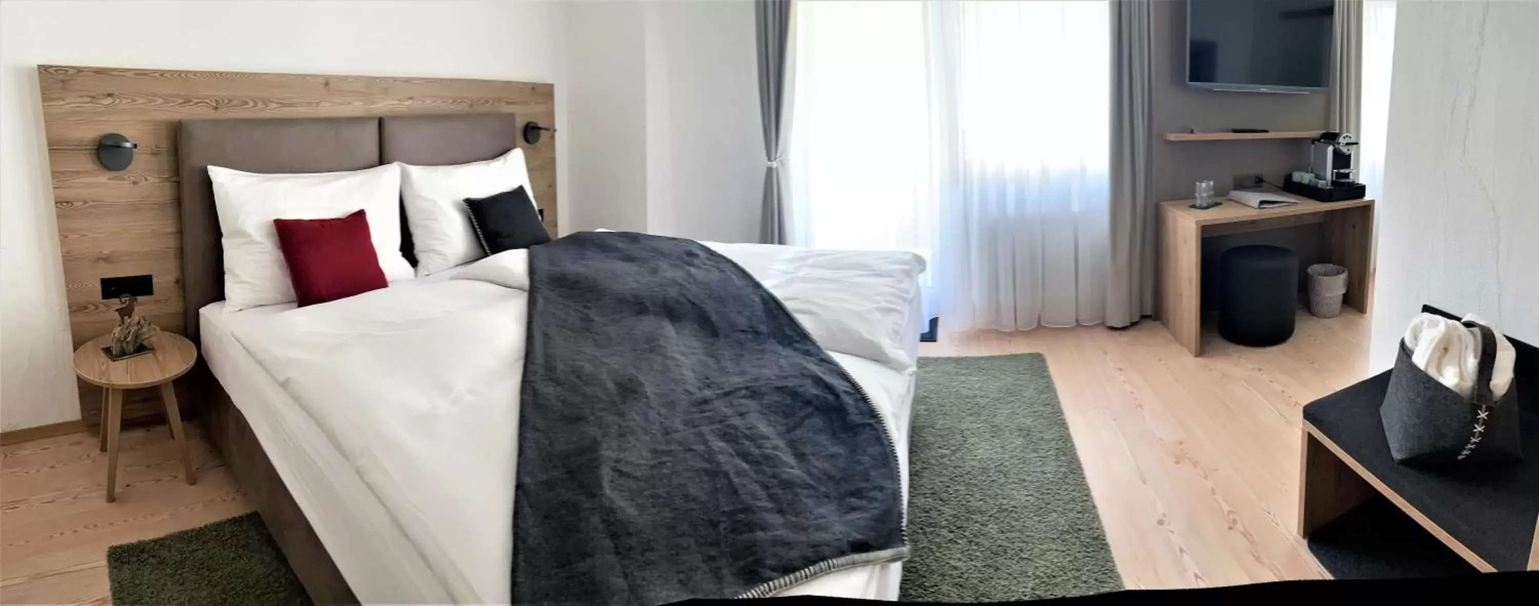 Bed in Hotel Bernina